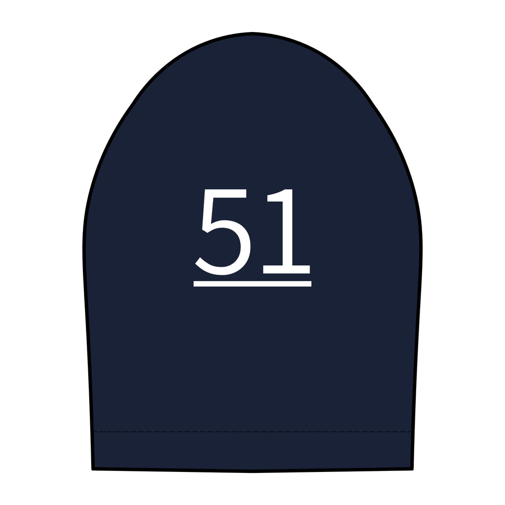 51st  Teammate: Team polo Shirt - Blue Ribbon - Daughter / Women's