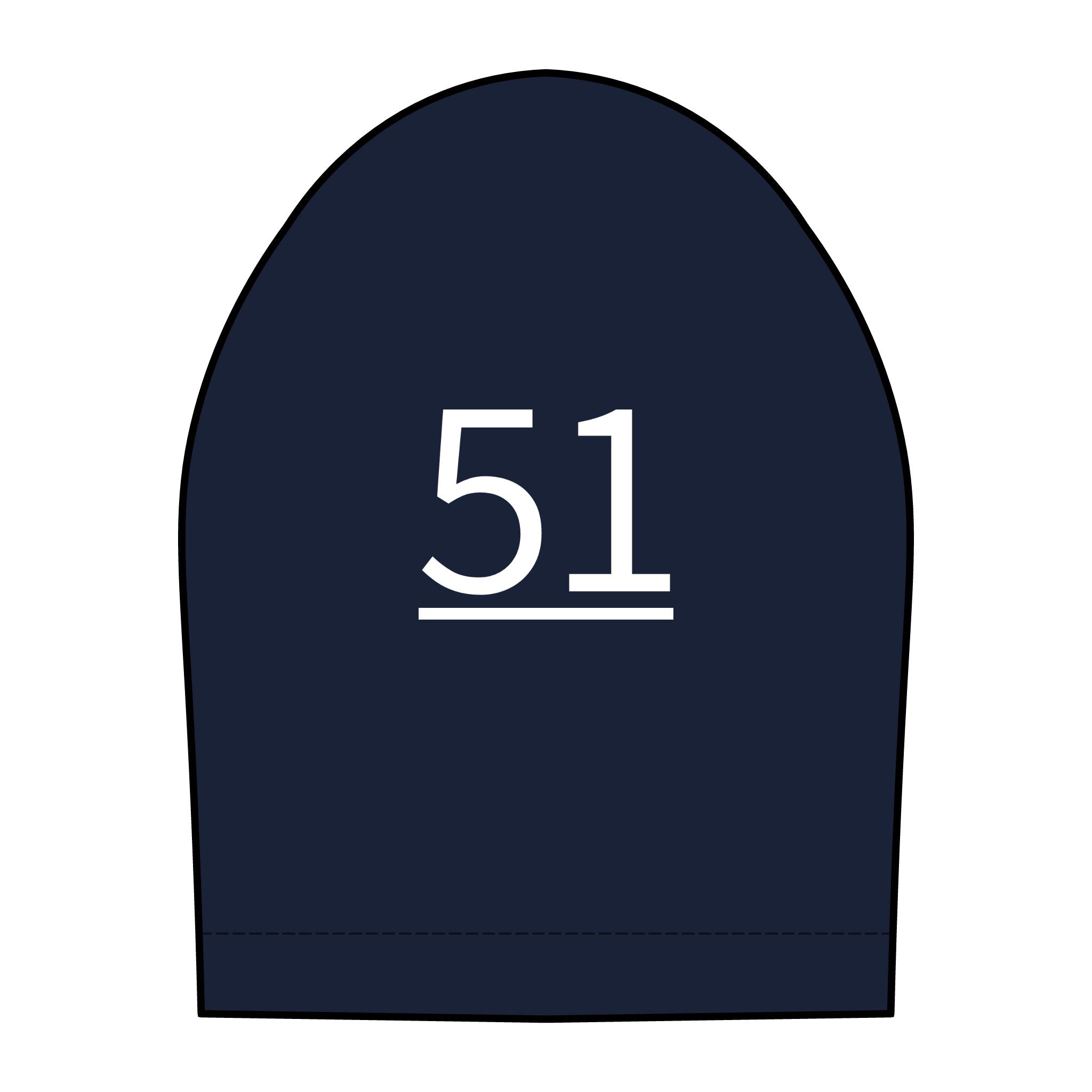 51st  Teammate: Team polo Shirt - Blue Ribbon - Daughter / Women's