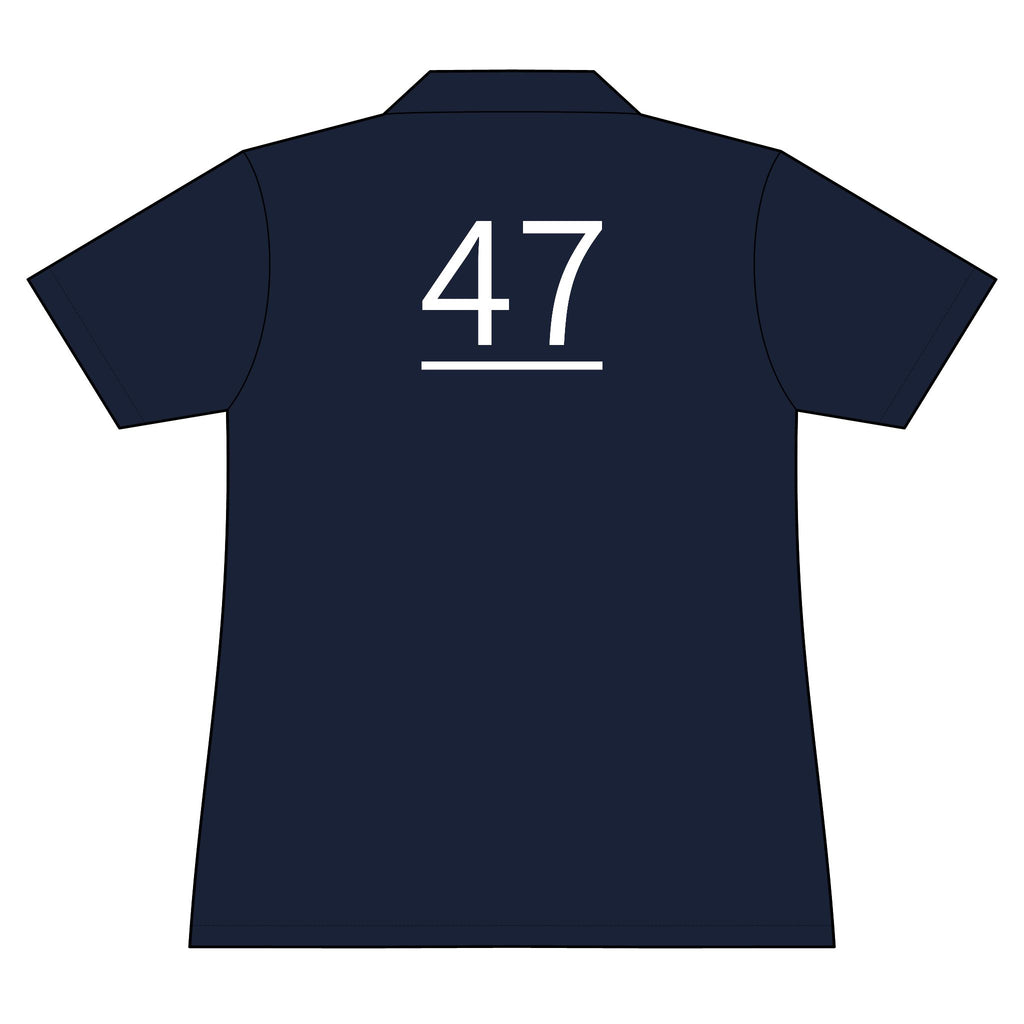47th  Teammate: Team polo Shirt - Blue Ribbon - Daughter / Women's