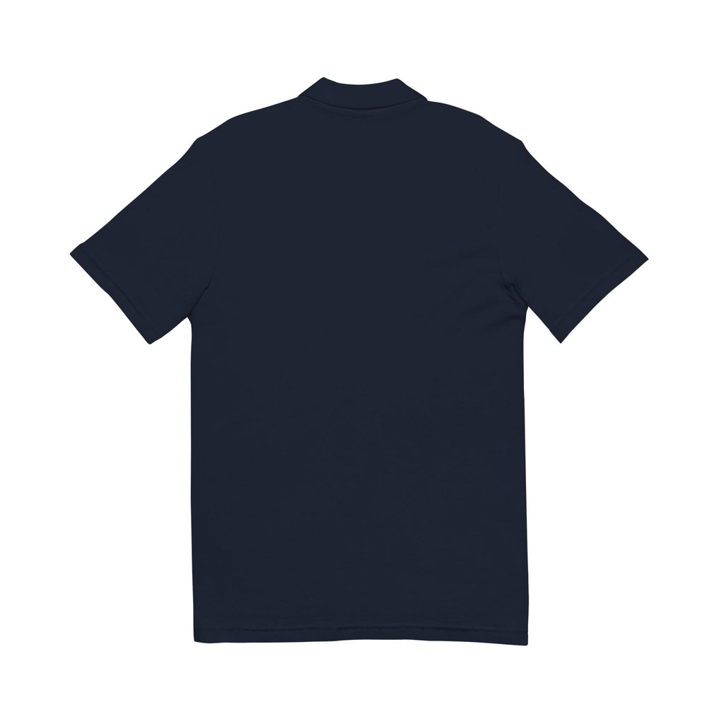 46TH  Happy Anniversary:  Team polo Shirt - Blue Ribbon - Husband / Men's