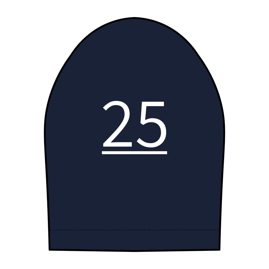25th  Teammate: Team polo Shirt - Blue Ribbon - Daughter / Women's