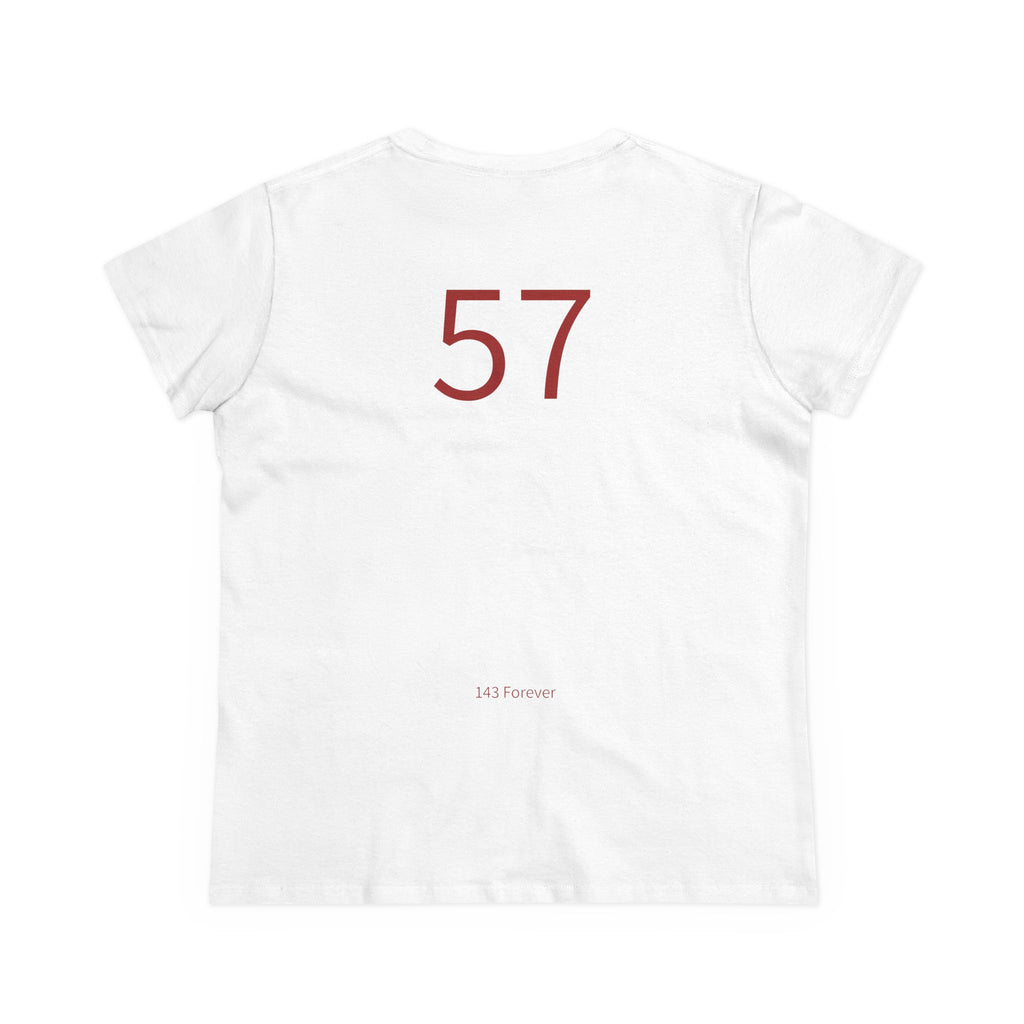 57th  Happy Anniversary: Team Shirt Short - Wife / Women's