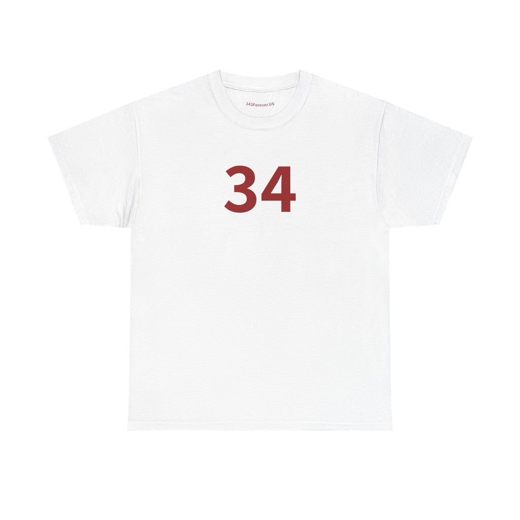 34TH Happy Anniversary: Team Shirt Short - Husband / Men's