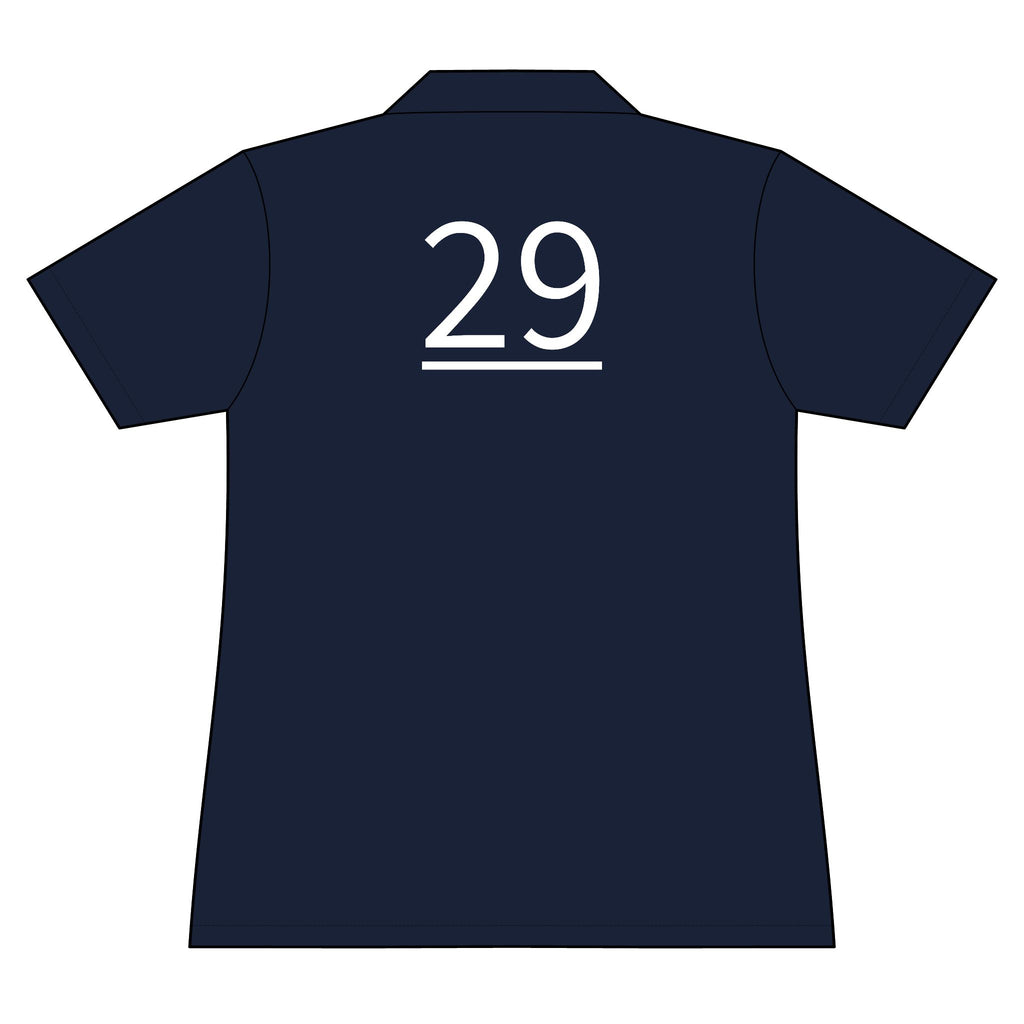 29th  Teammate: Team polo Shirt - Blue Ribbon - Daughter / Women's
