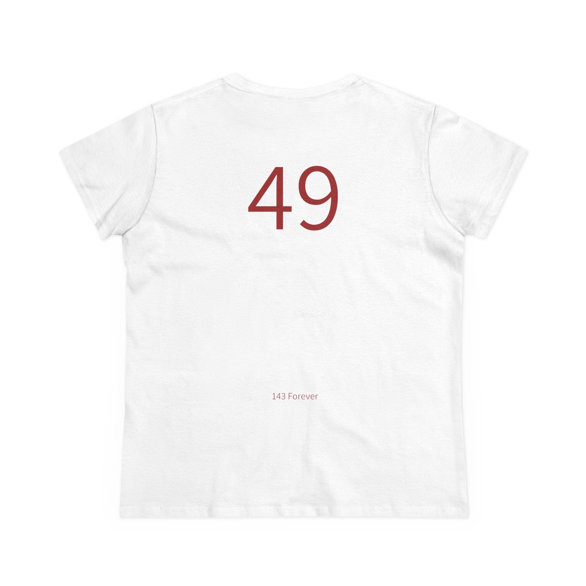 49th  Happy Anniversary: Team Shirt Short - Wife / Women's
