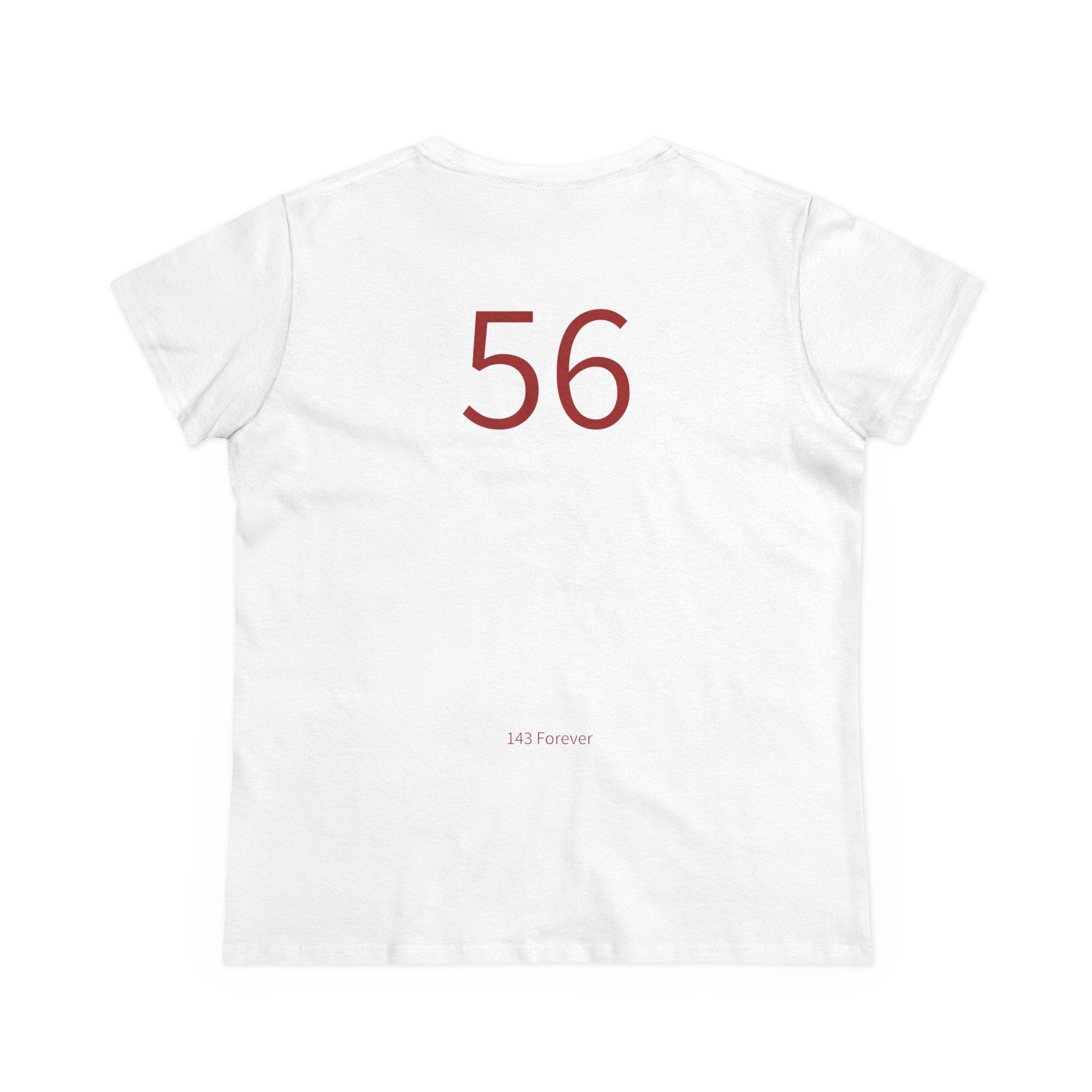 56th  Happy Anniversary: Team Shirt Short - Wife / Women's