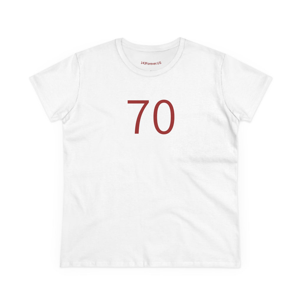 70th  Happy Anniversary: Team Shirt Short - Wife / Women's