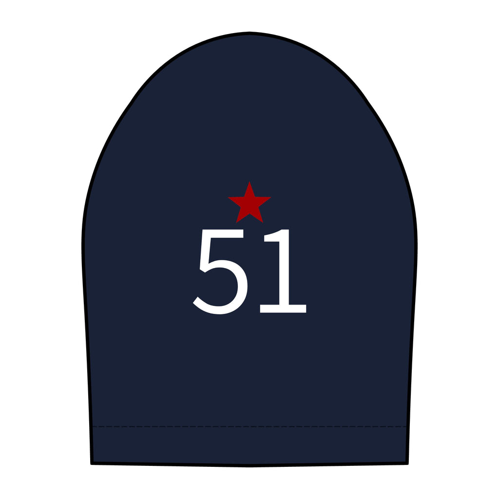 51*  I Miss You: Team polo Shirt - Blue Ribbon - Widow / Women's