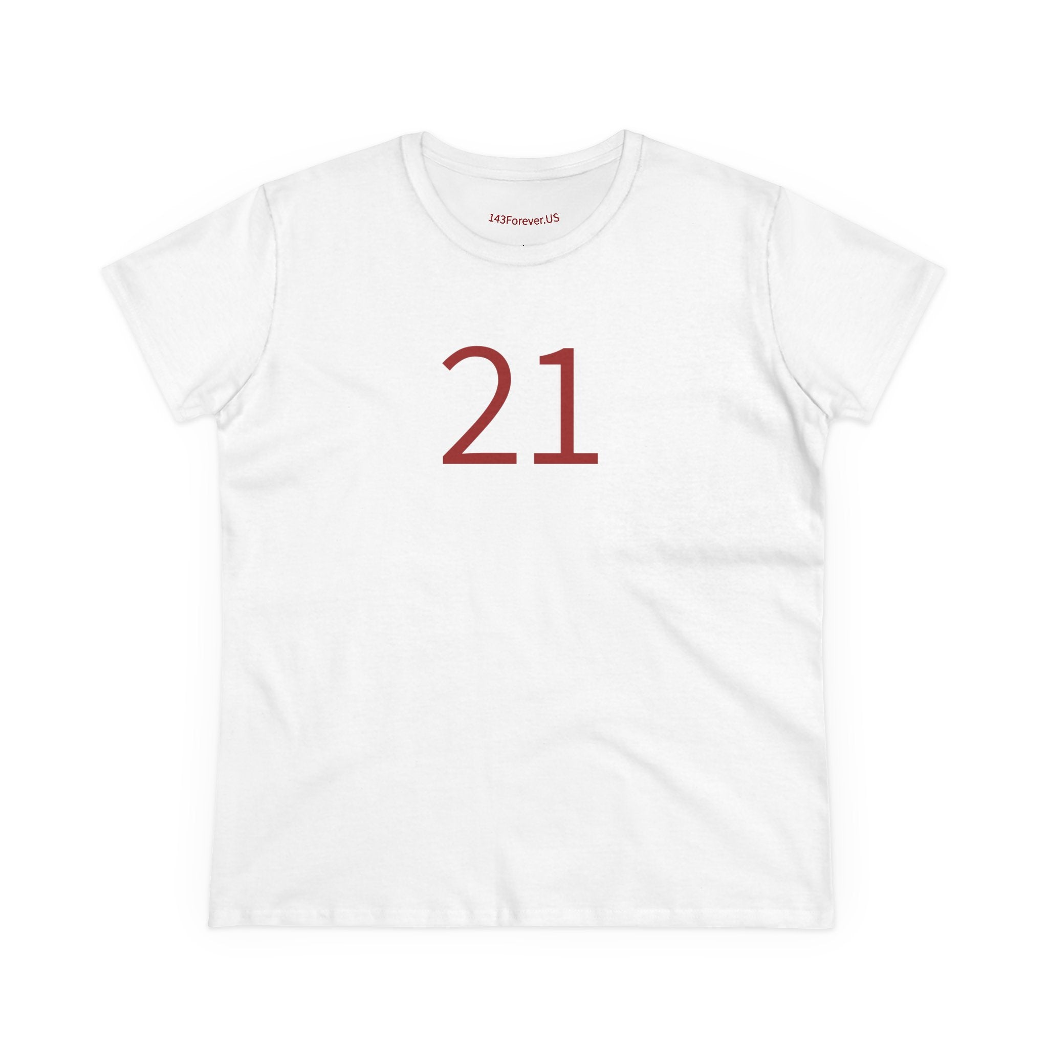 21st  Happy Anniversary: Team Shirt Short - Wife / Women's