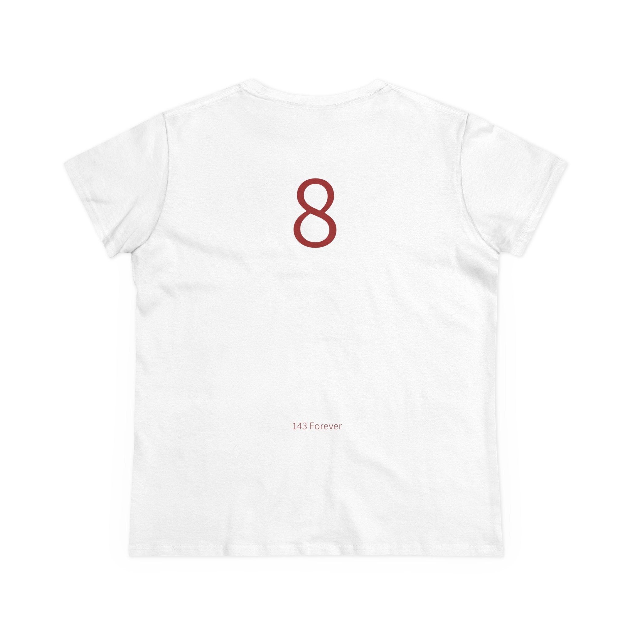 8th  Happy Anniversary: Team Shirt Short - Wife / Women's