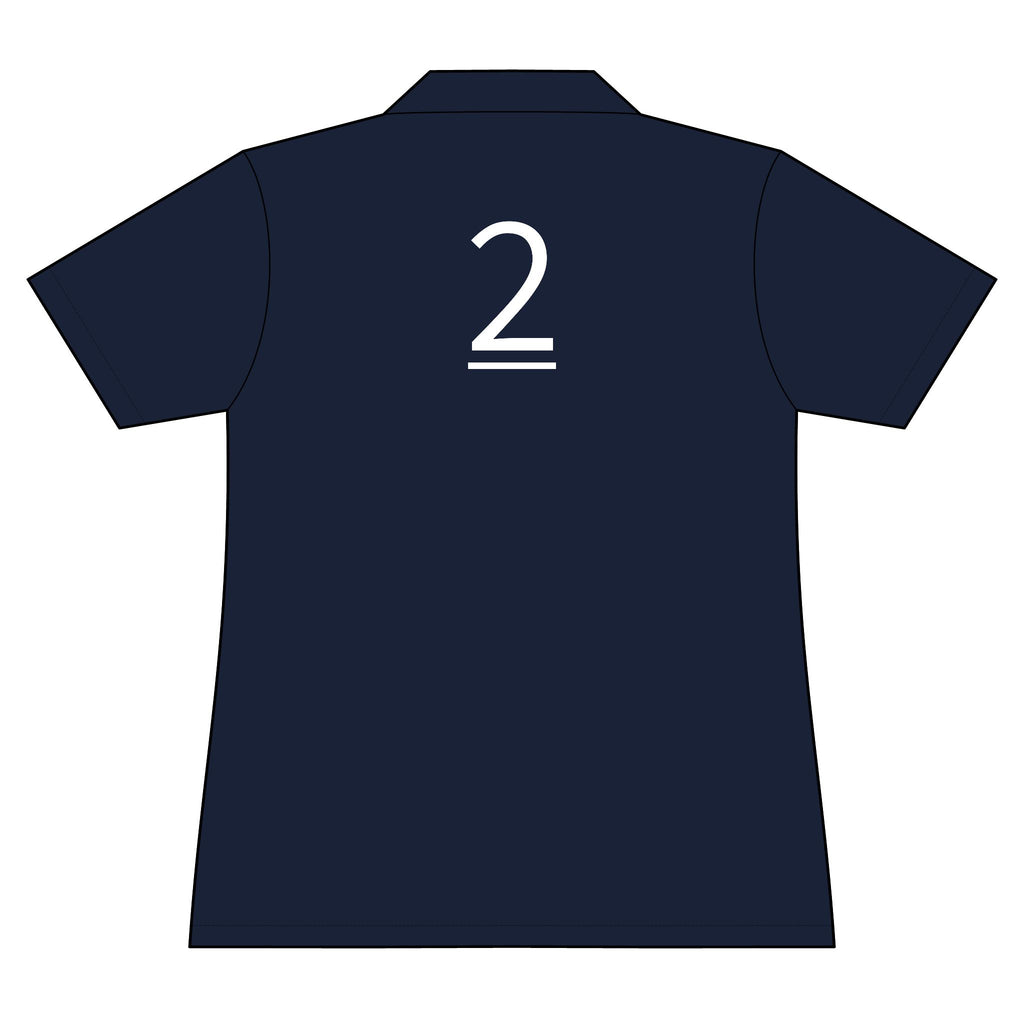 2nd  Teammate: Team polo Shirt - Blue Ribbon - Daughter / Women's