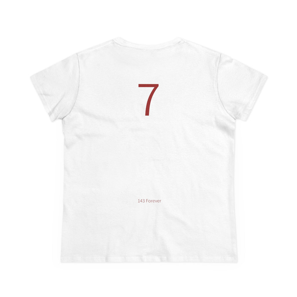 7th  Happy Anniversary: Team Shirt Short - Wife / Women's