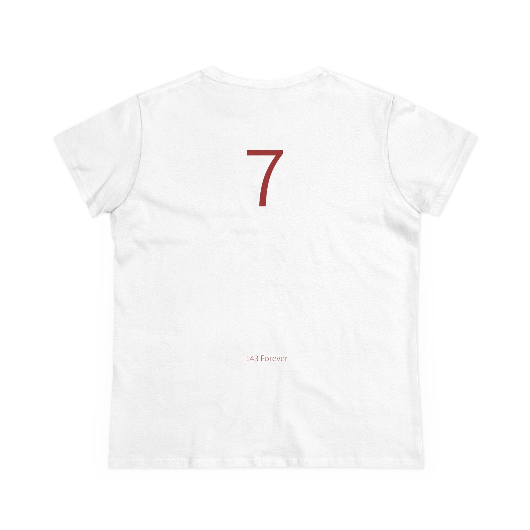 7th  Happy Anniversary: Team Shirt Short - Wife / Women's