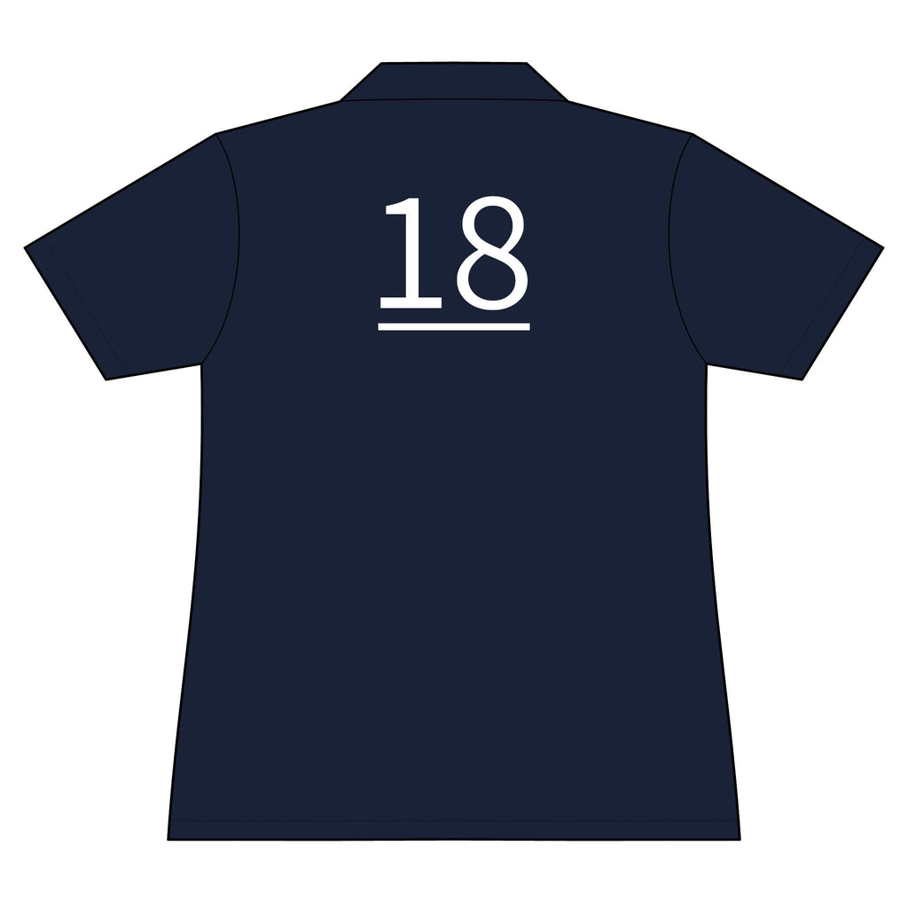 18th  Teammate: Team polo Shirt - Blue Ribbon - Daughter / Women's
