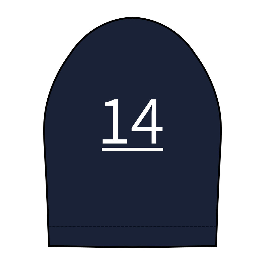 14th  Teammate: Team polo Shirt - Blue Ribbon - Daughter / Women's