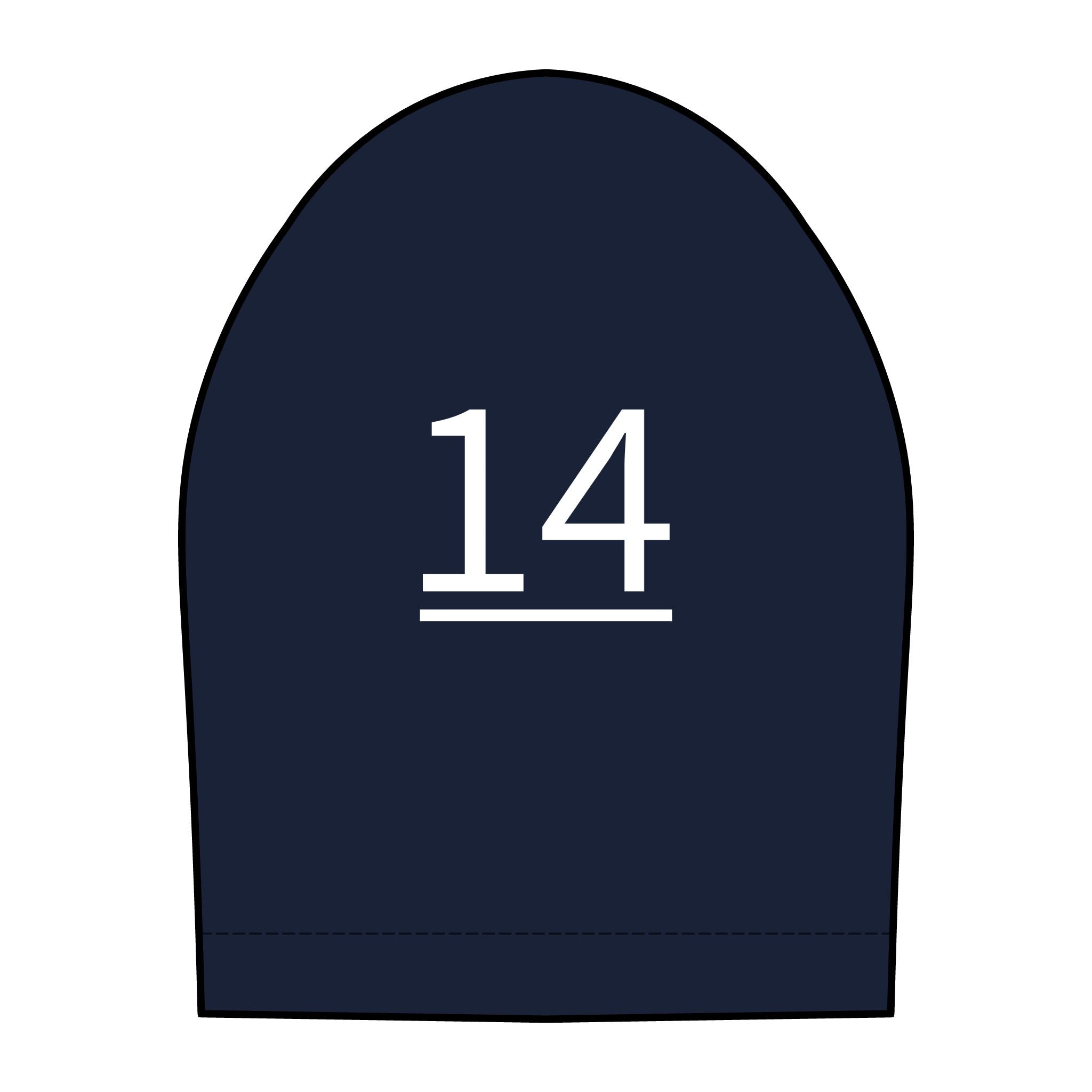 14th  Teammate: Team polo Shirt - Blue Ribbon - Daughter / Women's