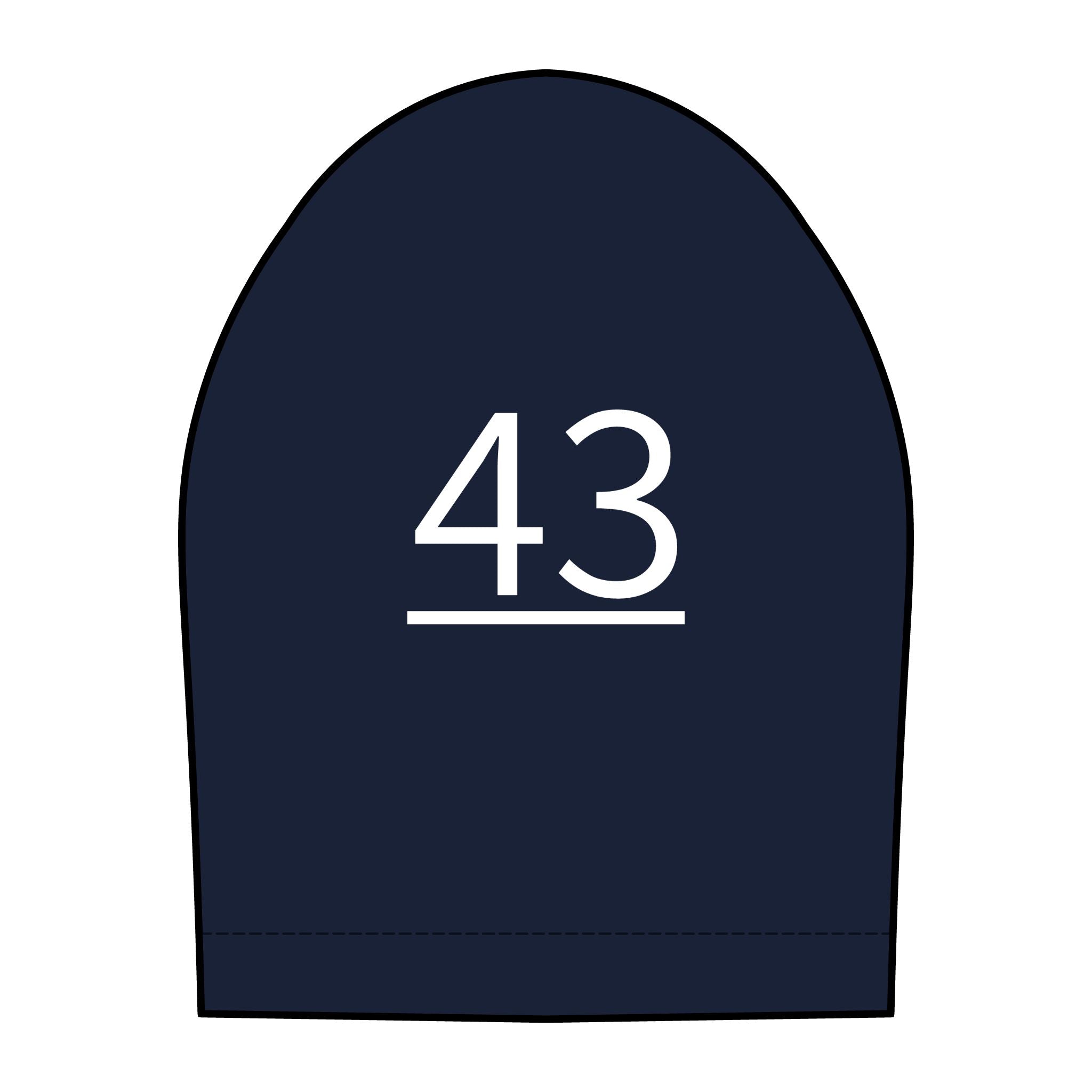 43rd  Teammate: Team polo Shirt - Blue Ribbon - Daughter / Women's
