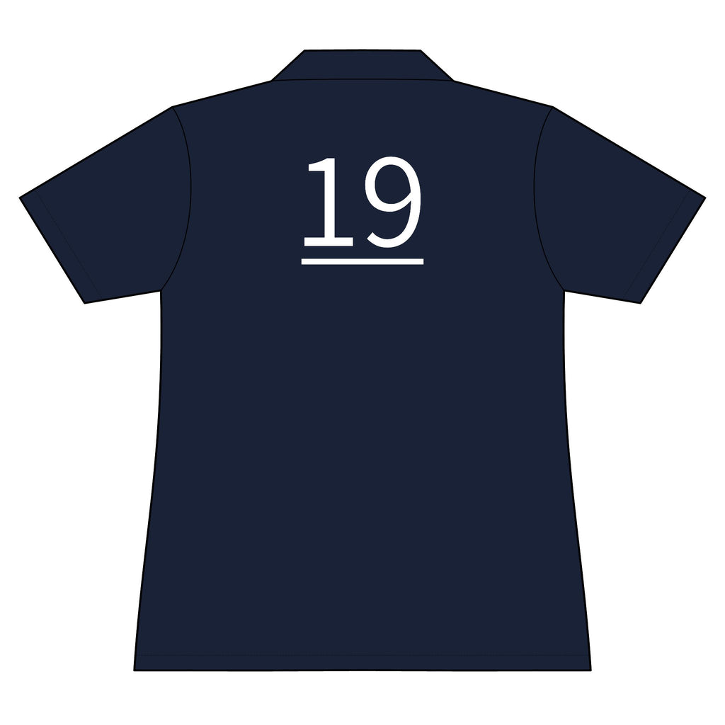 19th  Teammate: Team polo Shirt - Blue Ribbon - Daughter / Women's