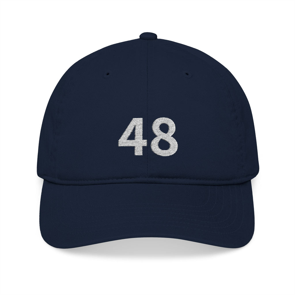 48TH  Happy Anniversary: Team Hat - Blue Ribbon - Husband / Men's
