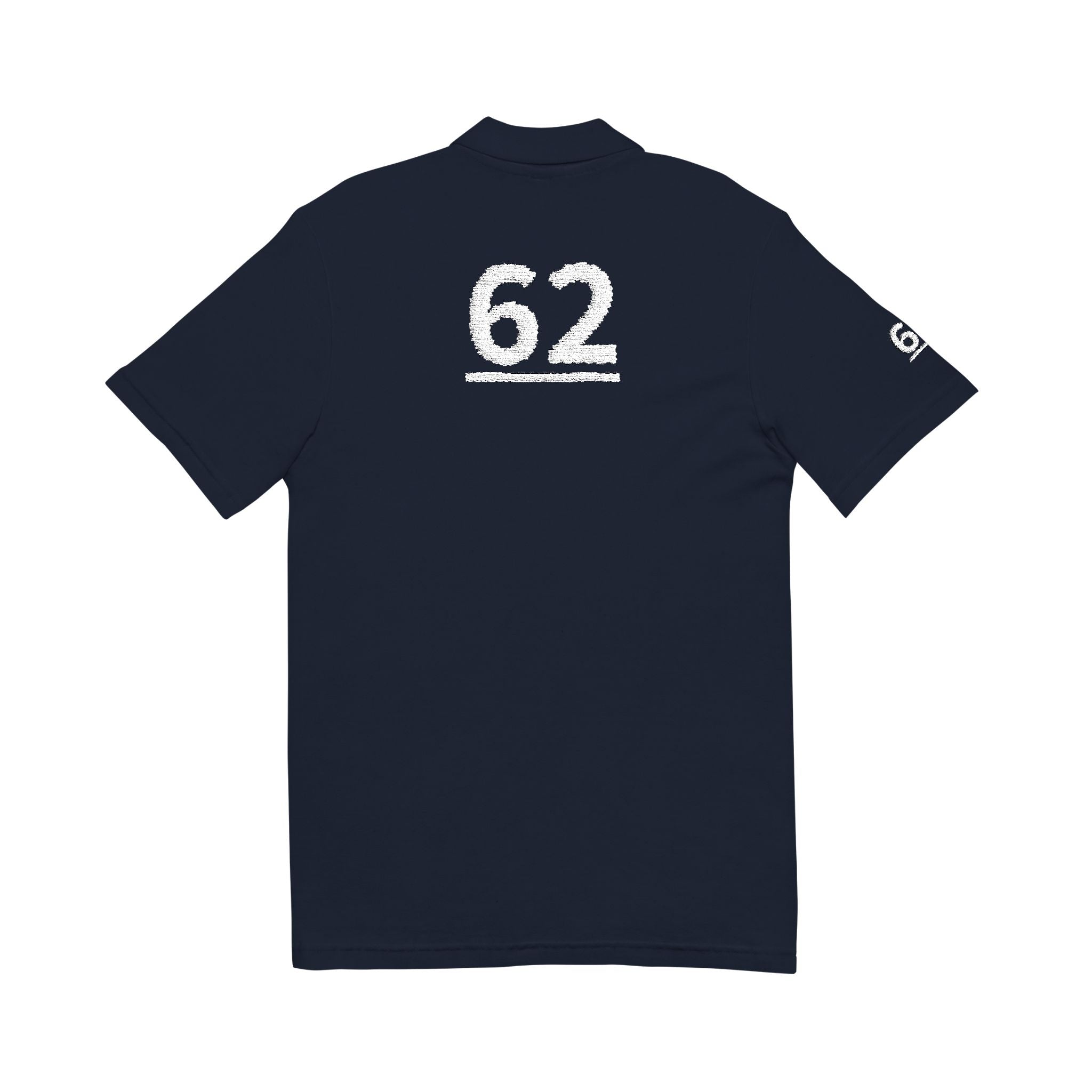 62ND  Teammates:  Team polo Shirt - Blue Ribbon - Son / Men's