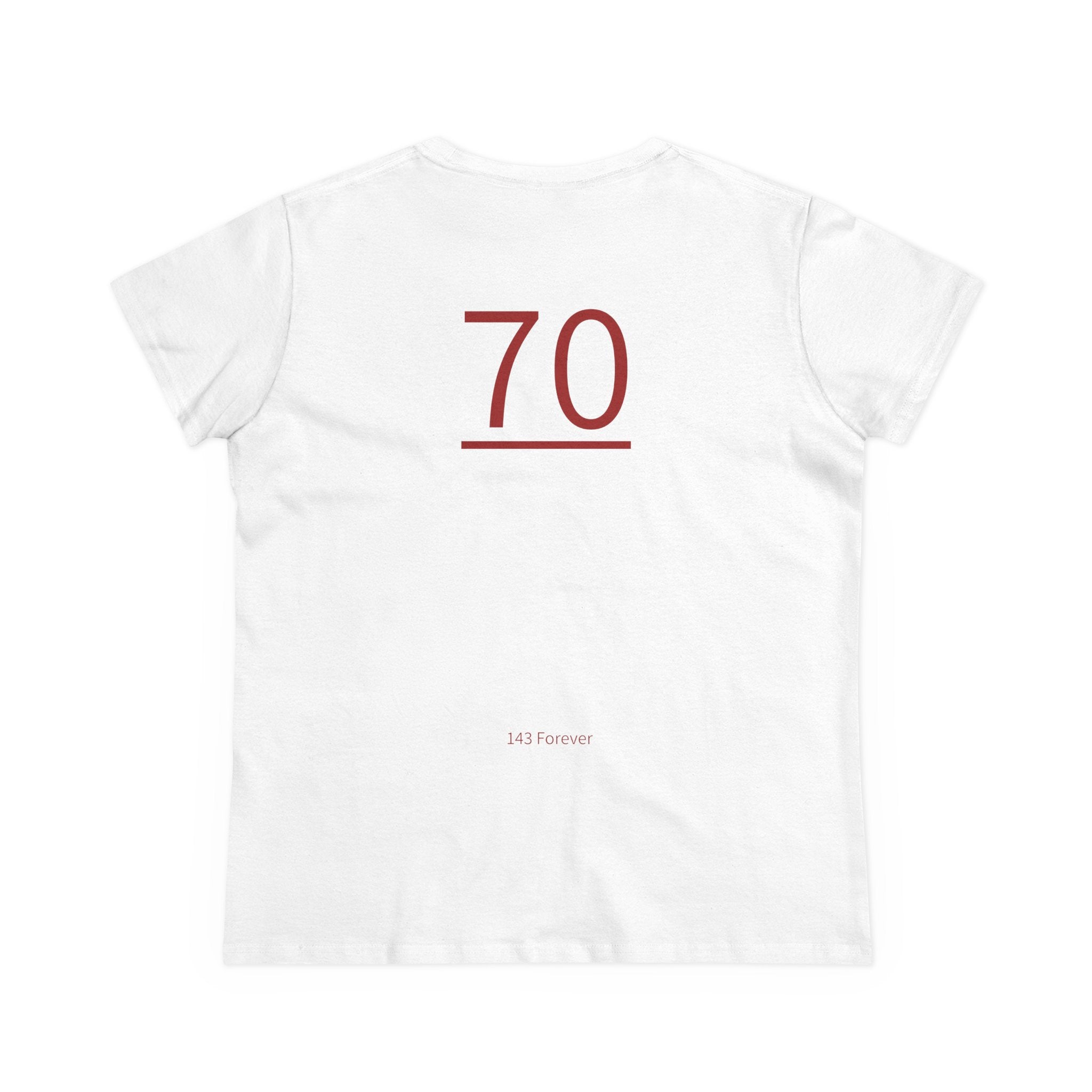 70th  Teammates: Team Shirt Short - Daughter / Women's