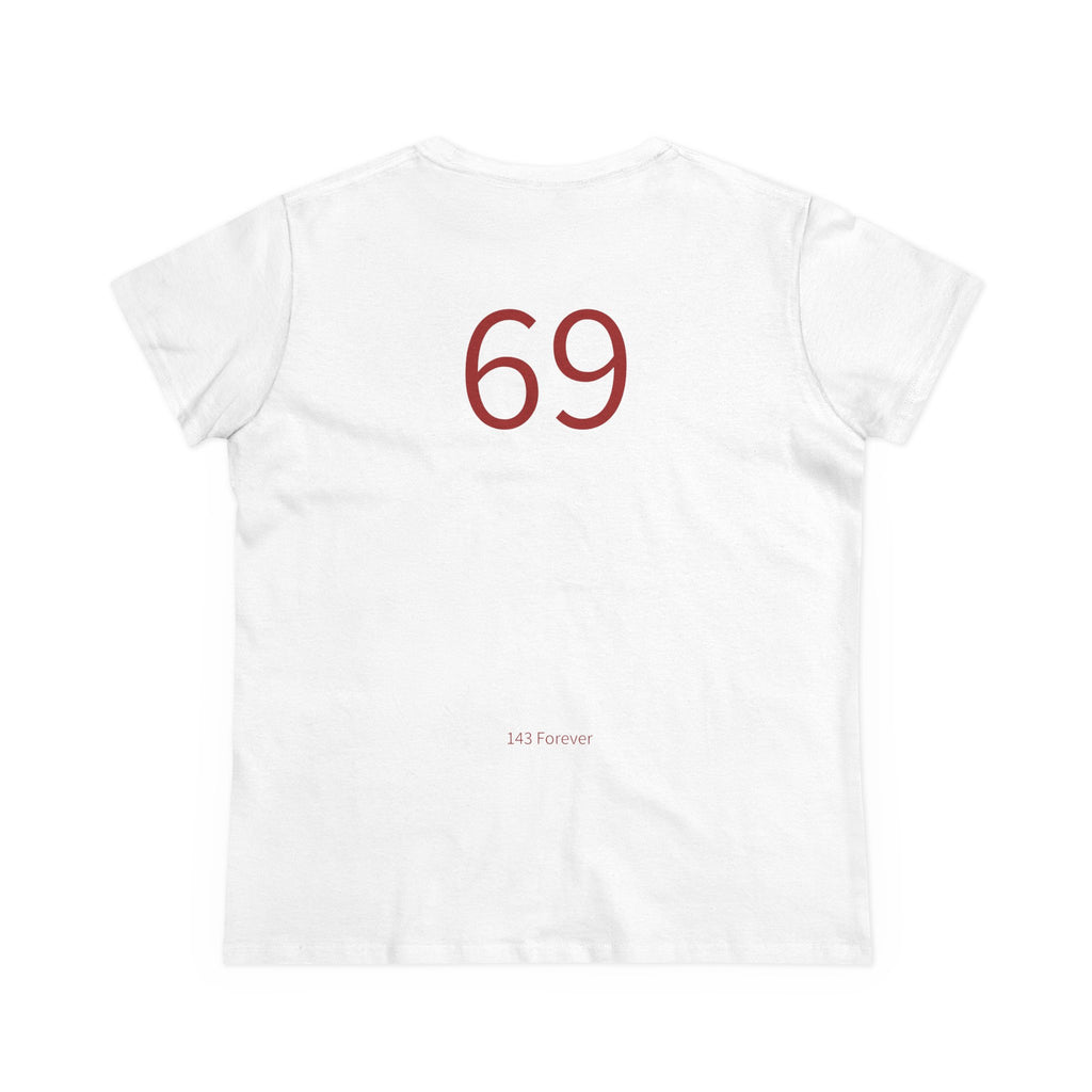 69th  Happy Anniversary: Team Shirt Short - Wife / Women's