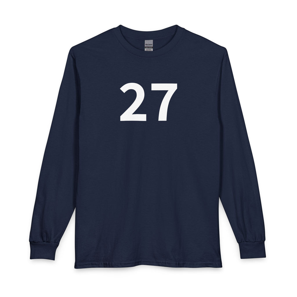 27TH  Happy Anniversary:  Team Shirt Long - Husband / Men's