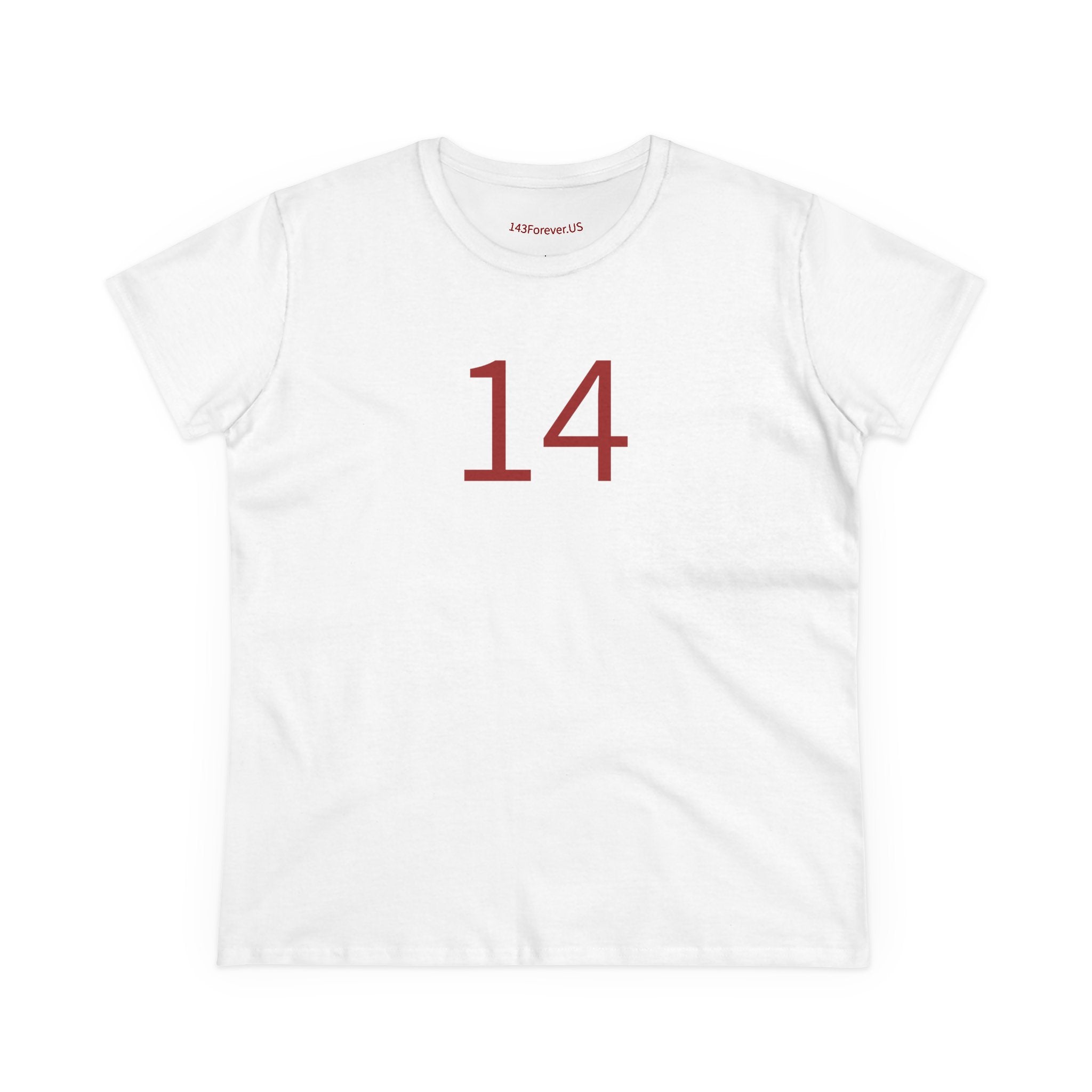 14th  Happy Anniversary: Team Shirt Short - Wife / Women's