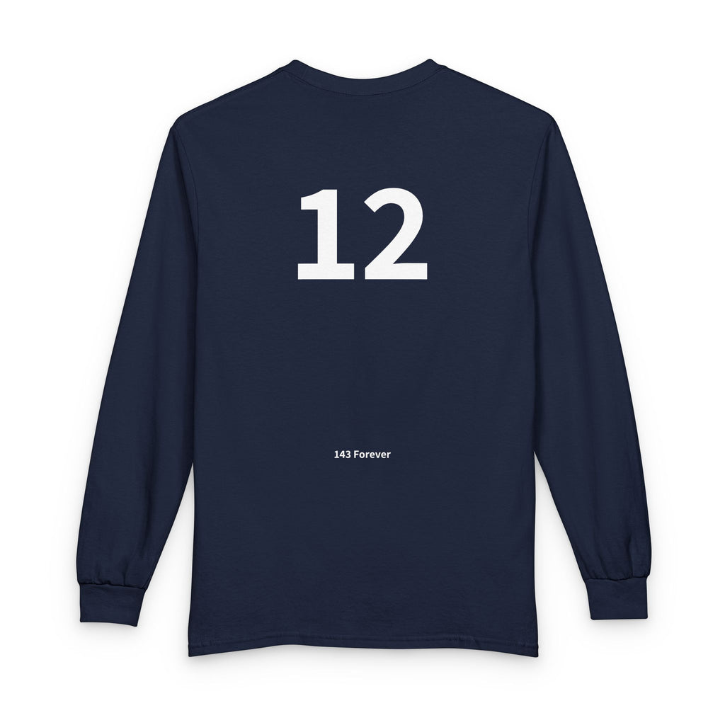 12TH  Happy Anniversary:  Team Shirt Long - Husband / Men's