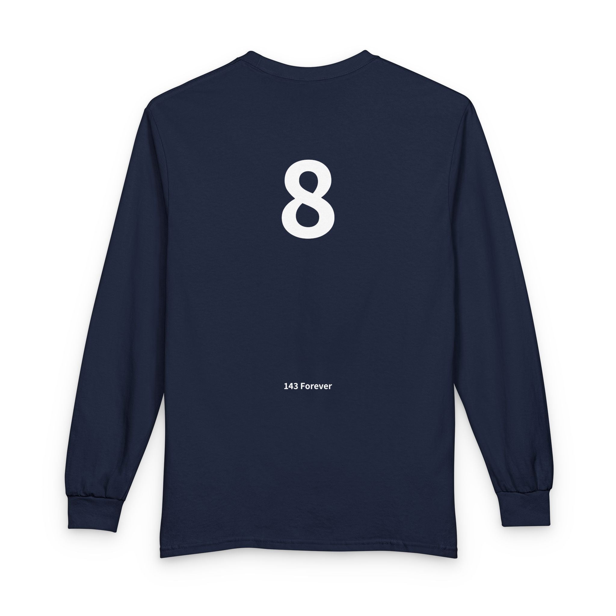 8TH  Happy Anniversary:  Team Shirt Long - Husband / Men's