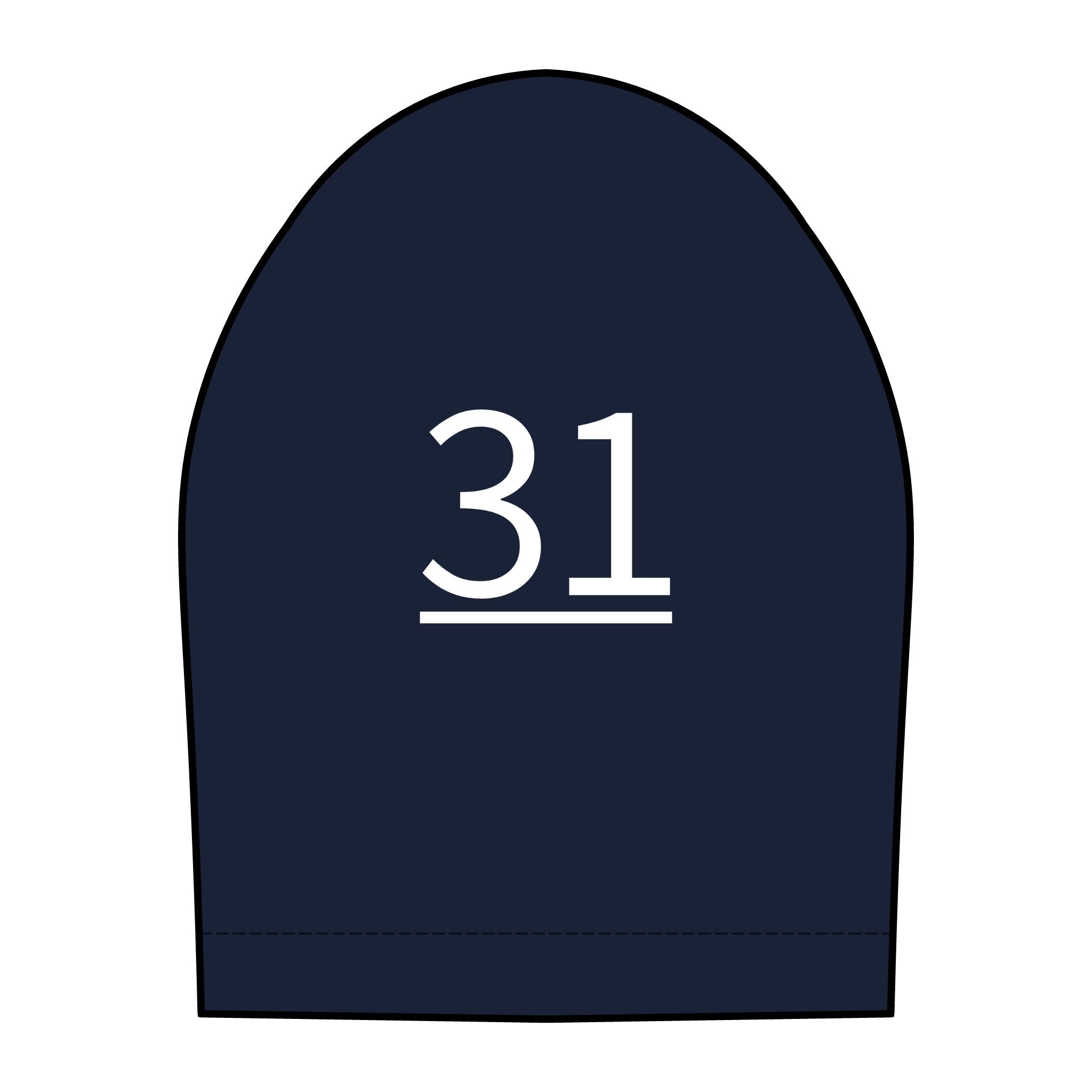 31st  Teammate: Team polo Shirt - Blue Ribbon - Daughter / Women's
