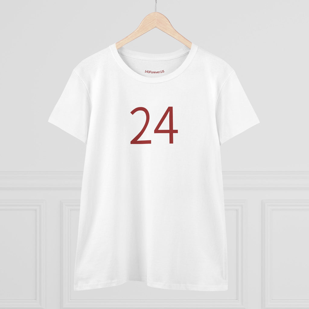 Happy Anniversary: Midweight Short Sleeve Tee Shirt - Wife / Women's 24