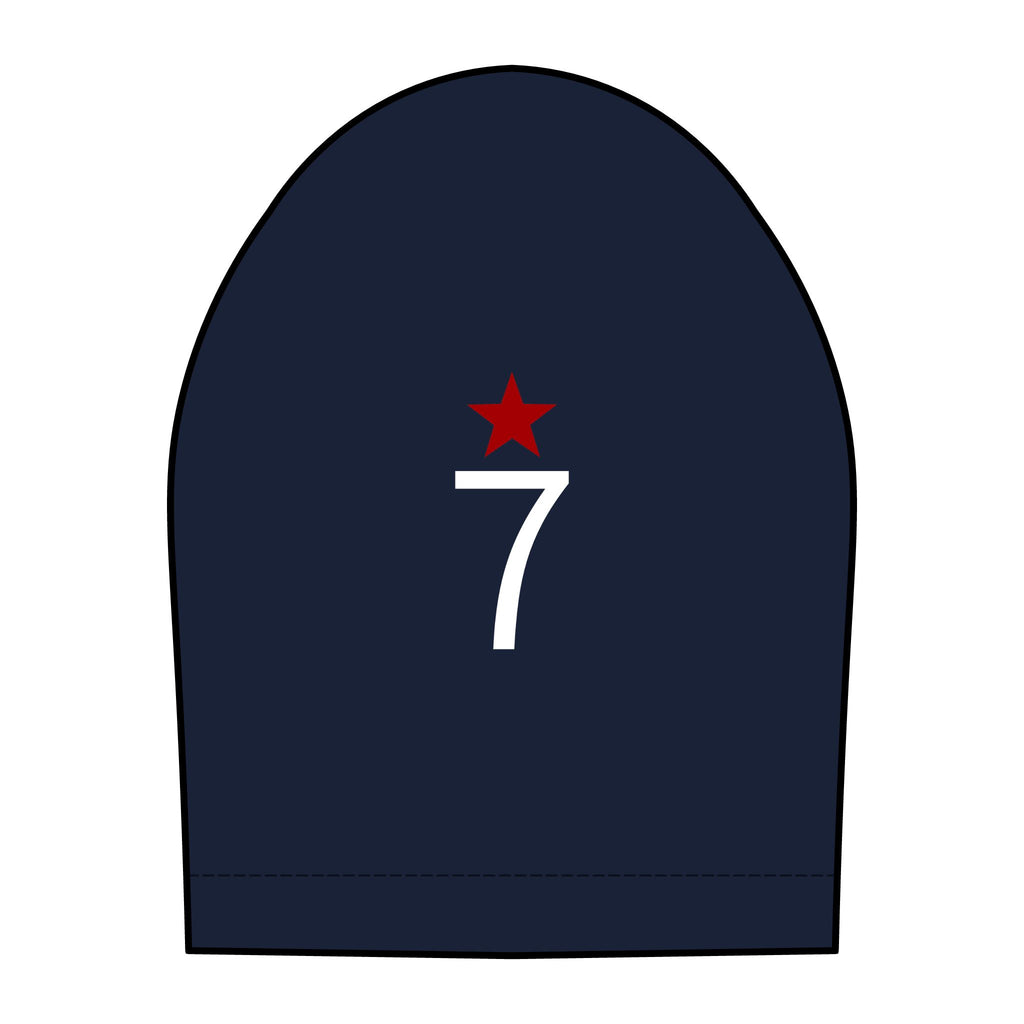 7*  I Miss You: Team polo Shirt - Blue Ribbon - Widow / Women's