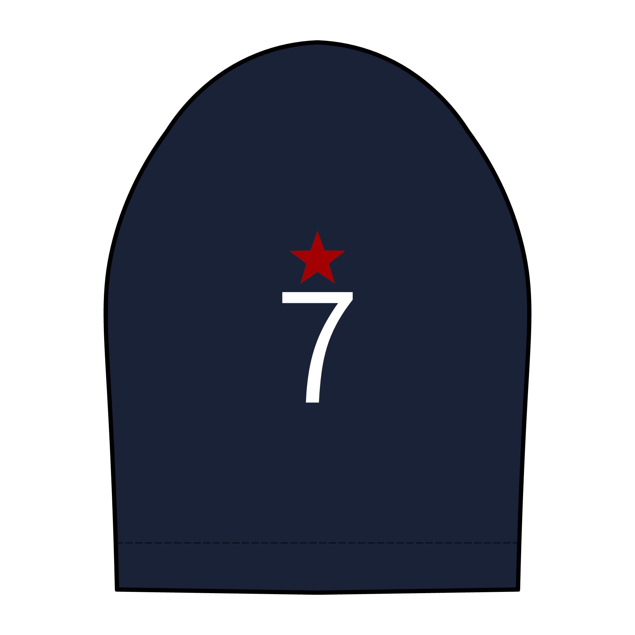 7*  I Miss You: Team polo Shirt - Blue Ribbon - Widow / Women's