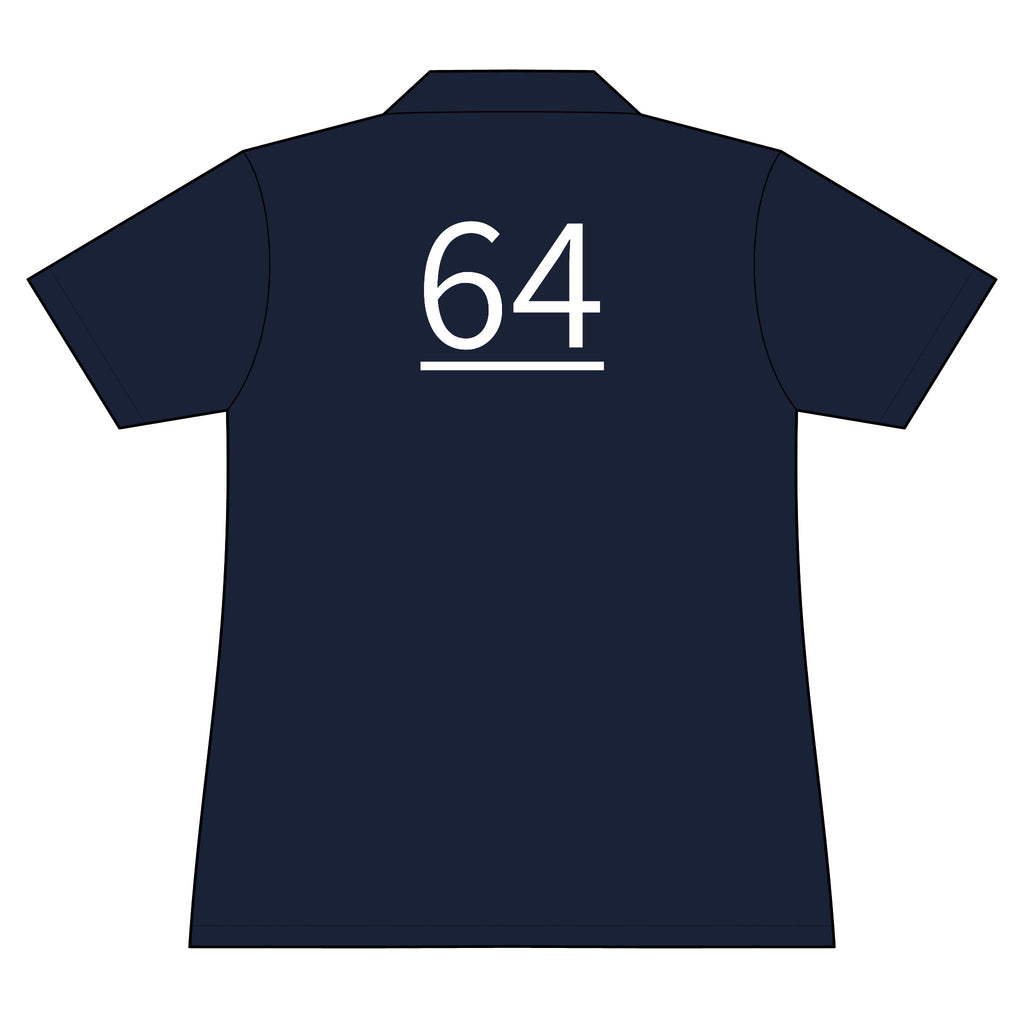 64th  Teammate: Team polo Shirt - Blue Ribbon - Daughter / Women's