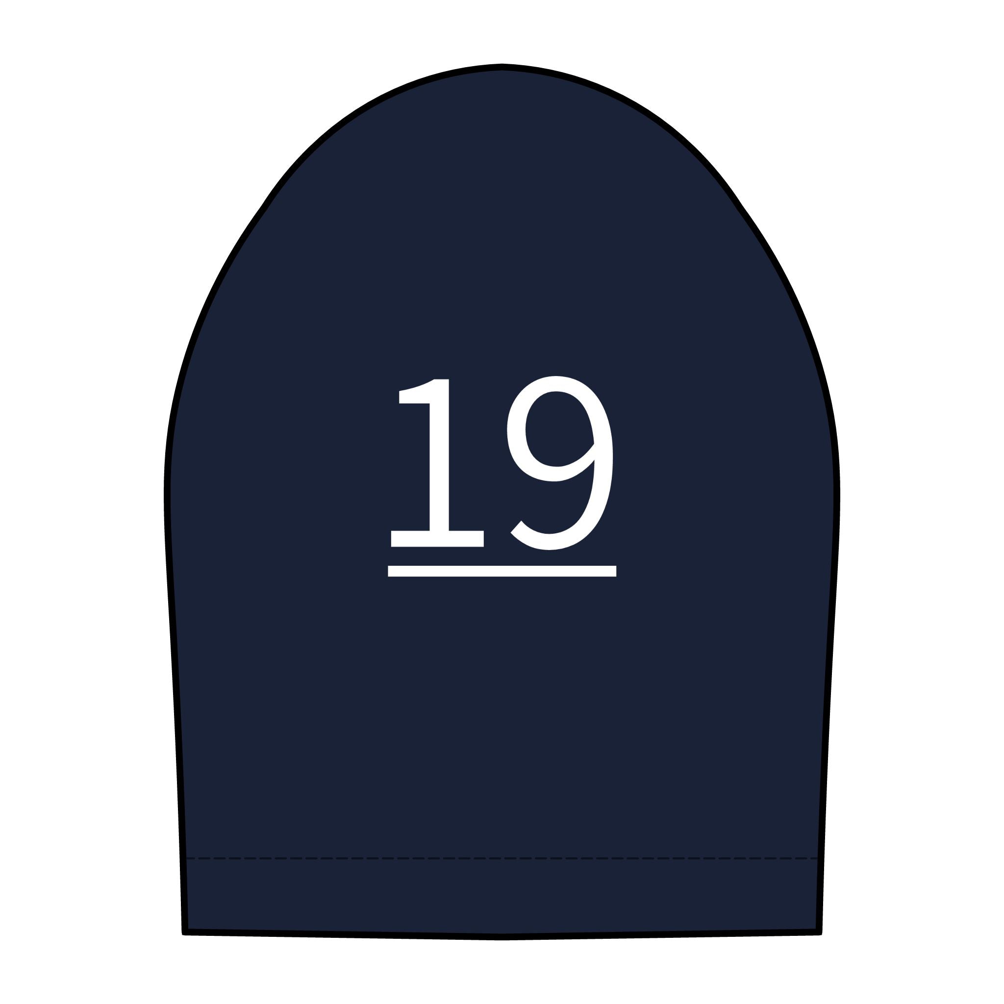 19th  Teammate: Team polo Shirt - Blue Ribbon - Daughter / Women's