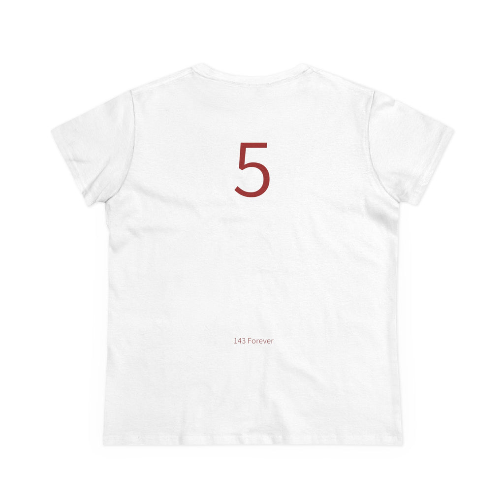 5th  Happy Anniversary: Team Shirt Short - Wife / Women's