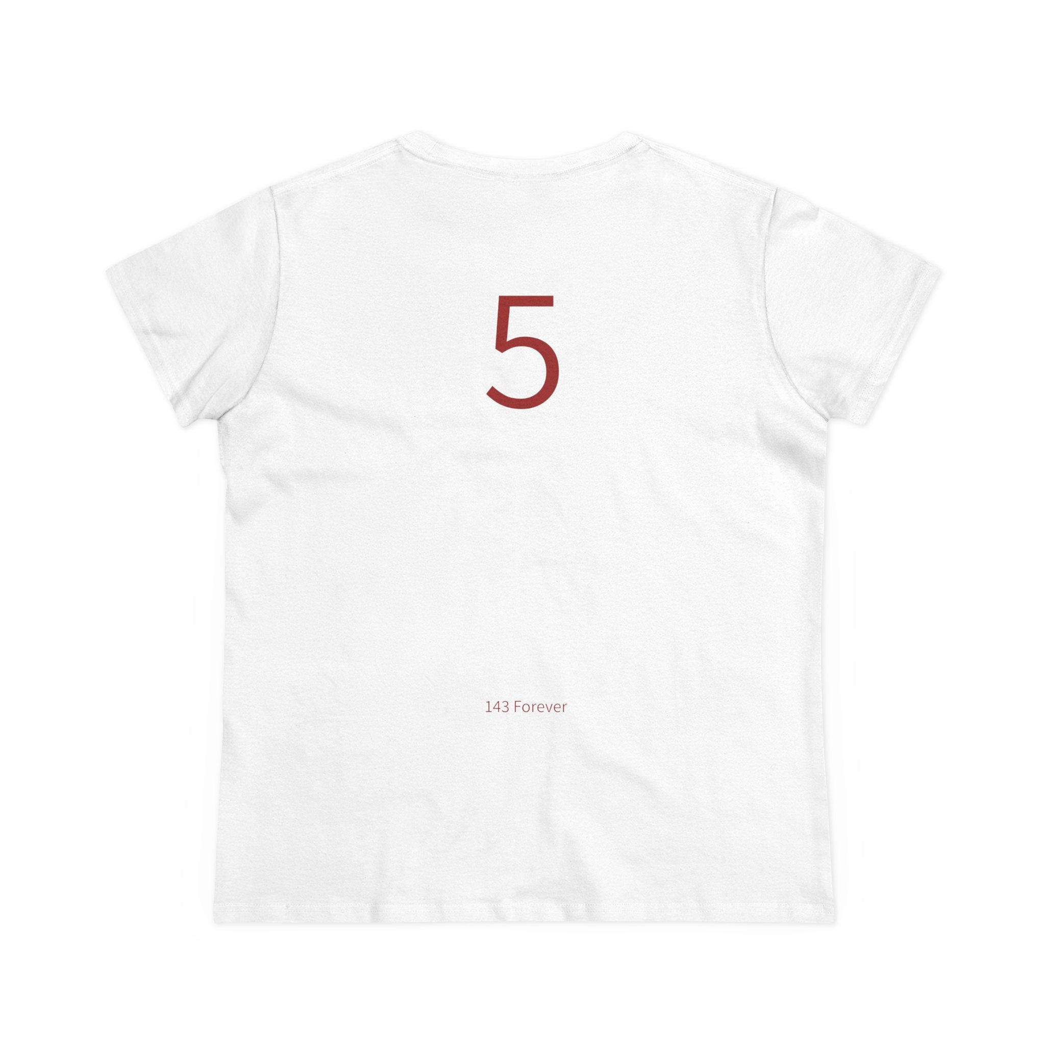 5th  Happy Anniversary: Team Shirt Short - Wife / Women's