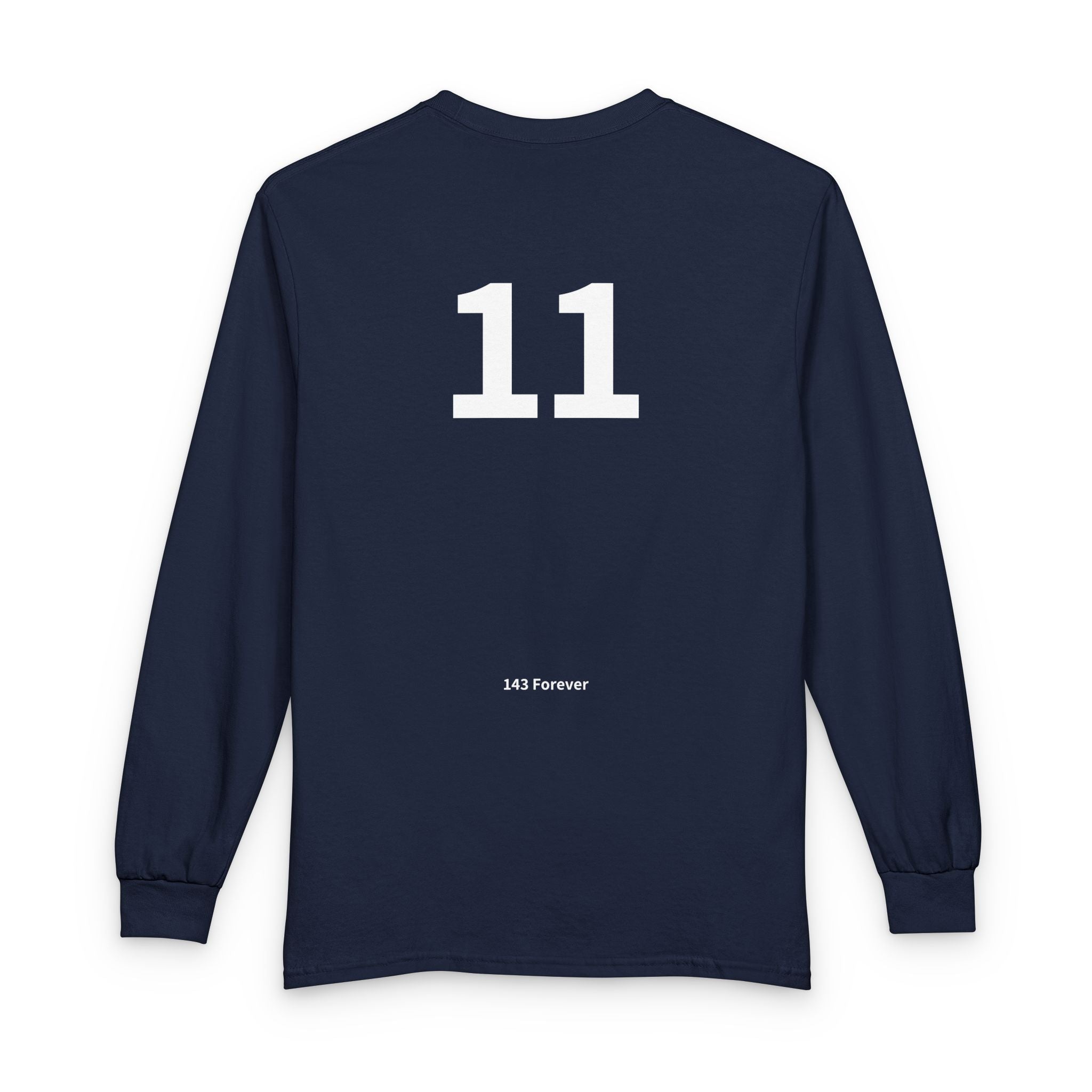 11TH  Happy Anniversary:  Team Shirt Long - Husband / Men's