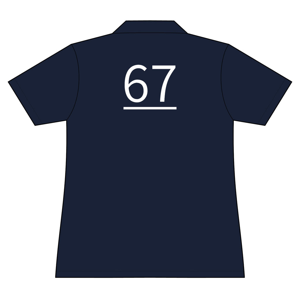 67th  Teammate: Team polo Shirt - Blue Ribbon - Daughter / Women's