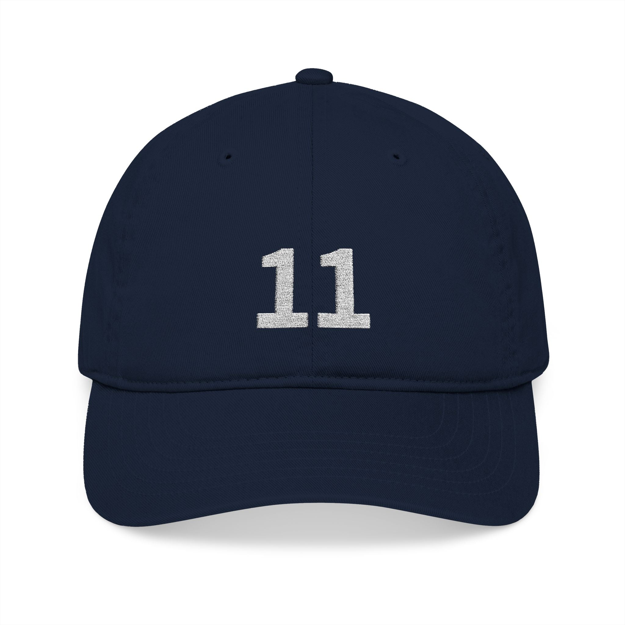 11TH  Happy Anniversary: Team Hat - Blue Ribbon - Husband / Men's