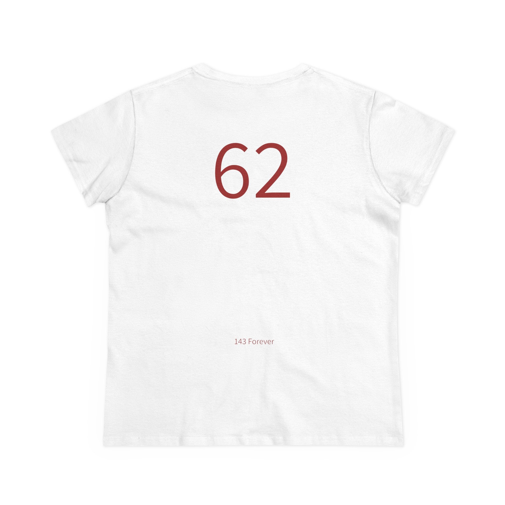 62nd  Happy Anniversary: Team Shirt Short - Wife / Women's