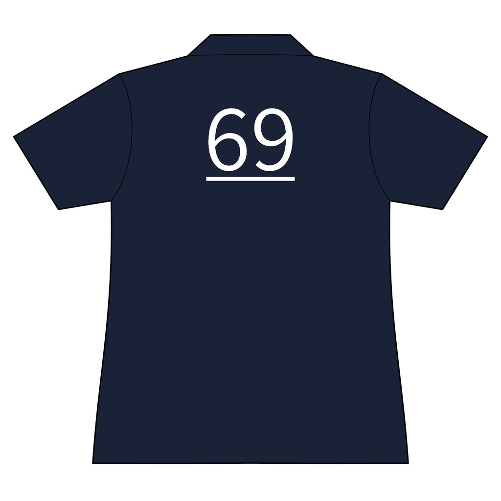 69th  Teammate: Team polo Shirt - Blue Ribbon - Daughter / Women's