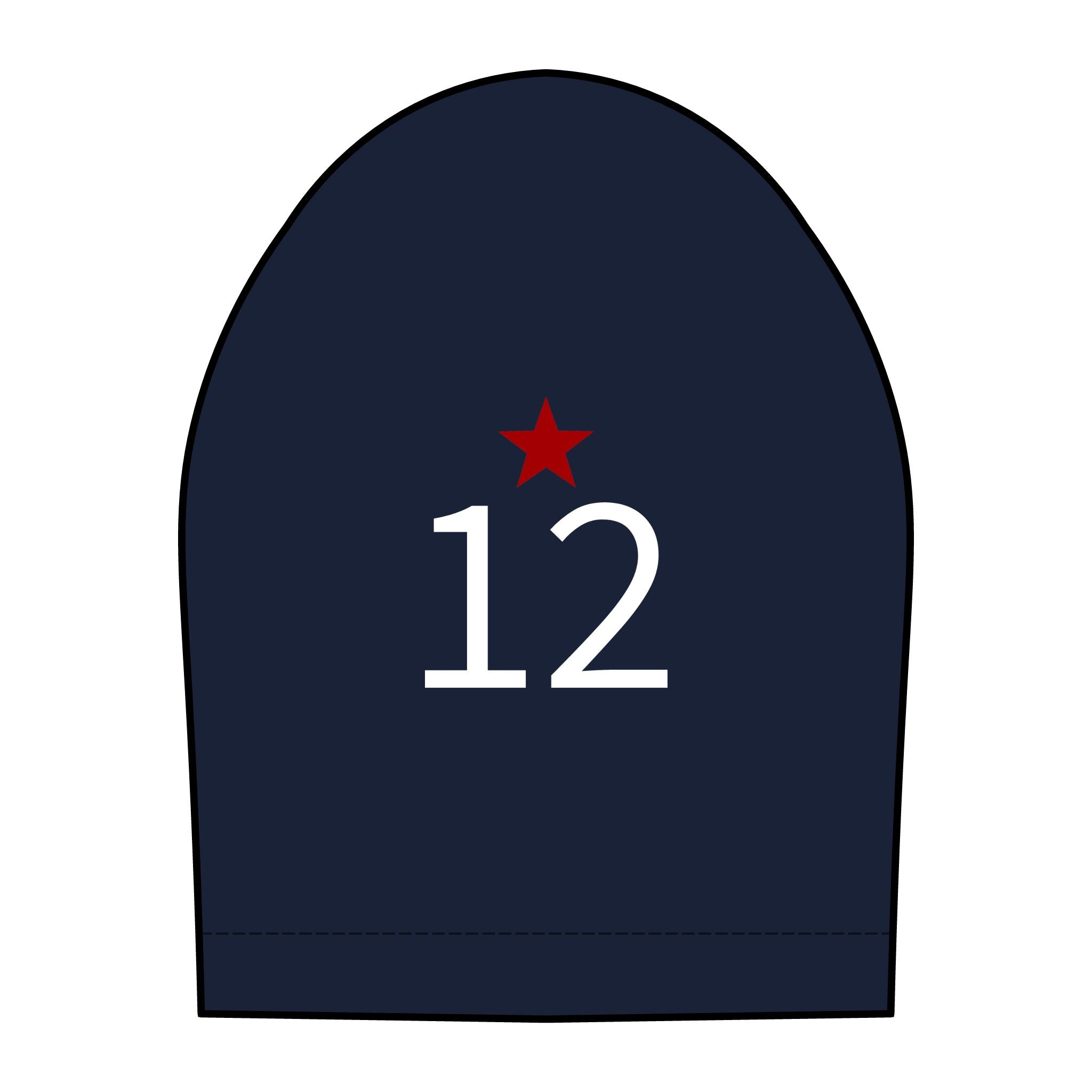 12*  I Miss You: Team polo Shirt - Blue Ribbon - Widow / Women's