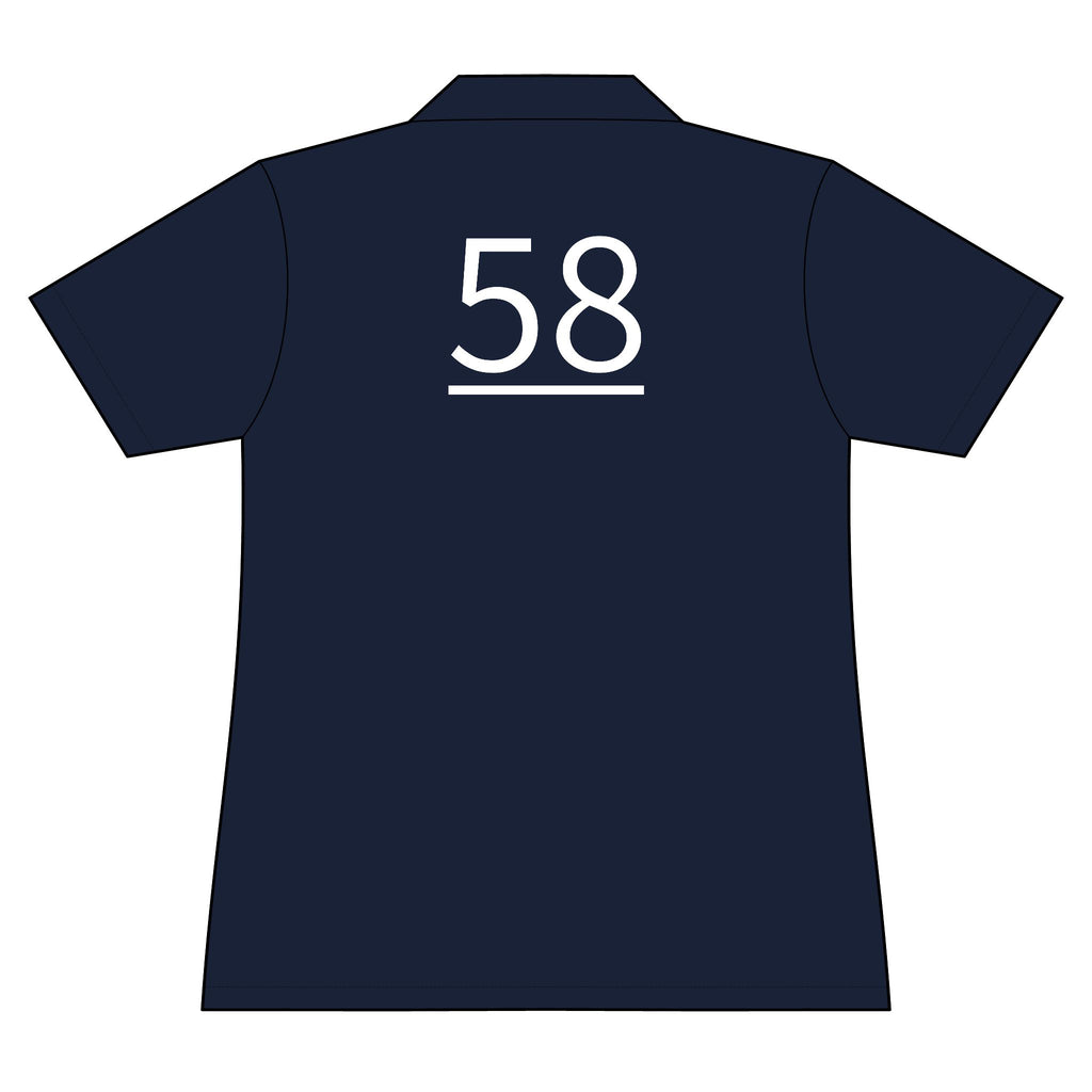 58th  Teammate: Team polo Shirt - Blue Ribbon - Daughter / Women's