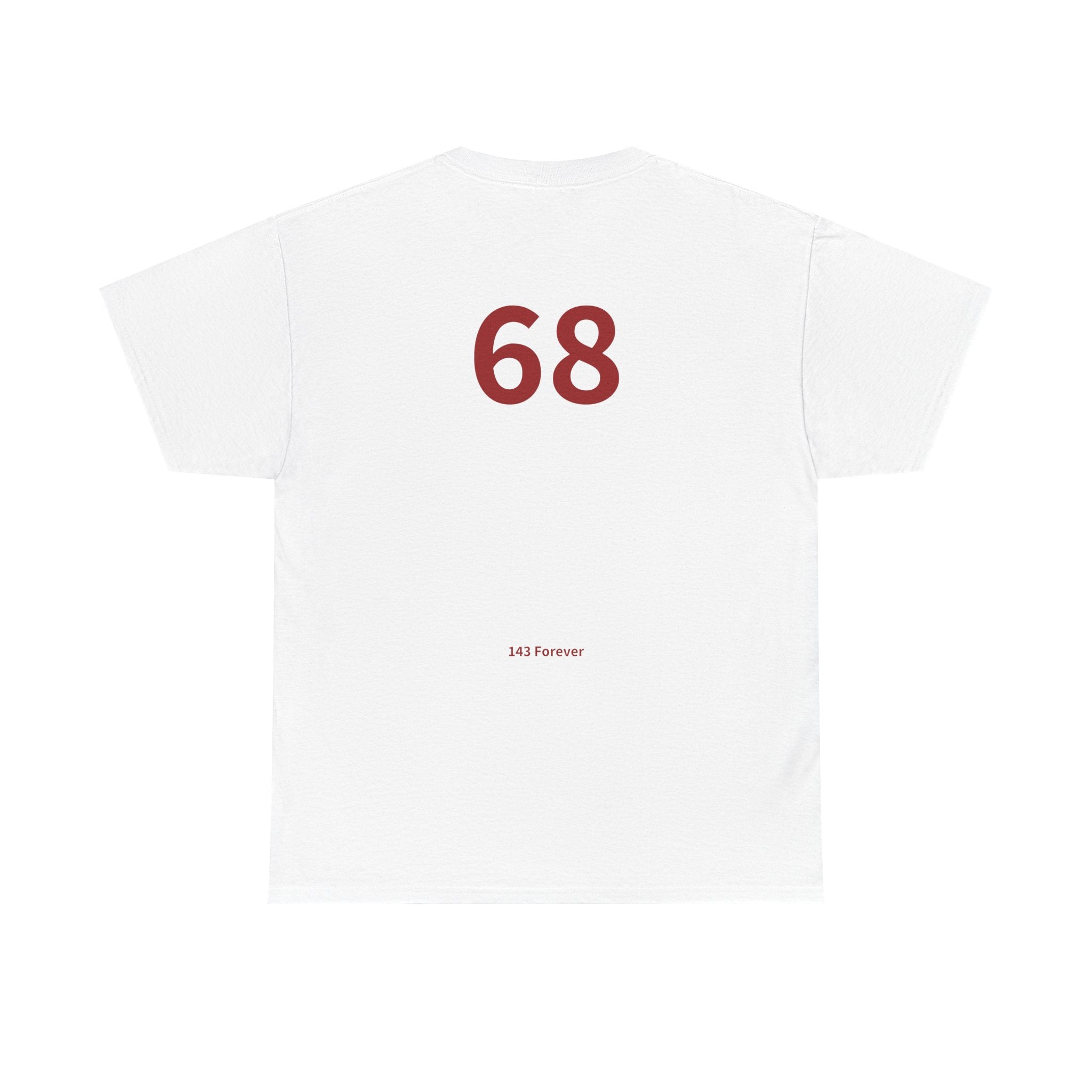 68TH  Happy Anniversary: Team Shirt Short - Husband / Men's