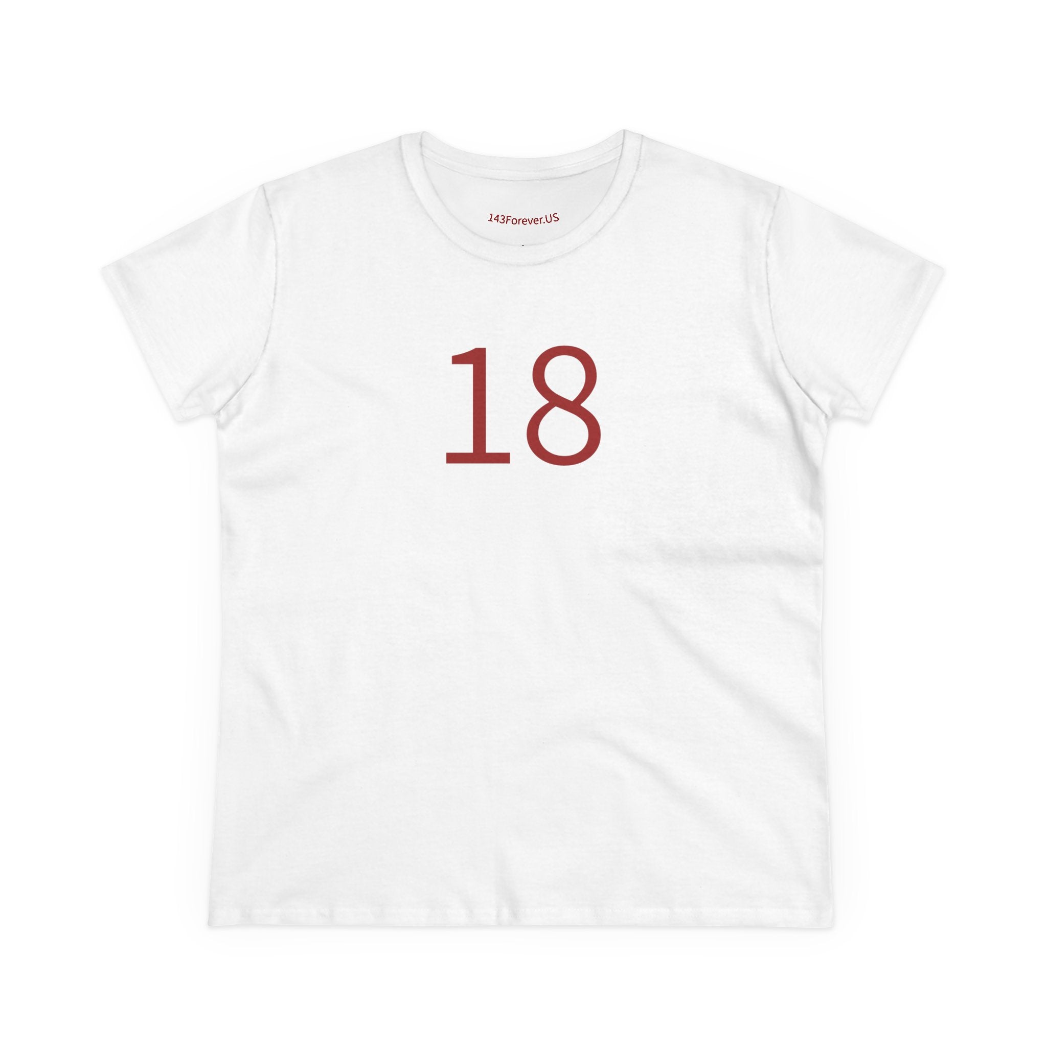 18th  Happy Anniversary: Team Shirt Short - Wife / Women's