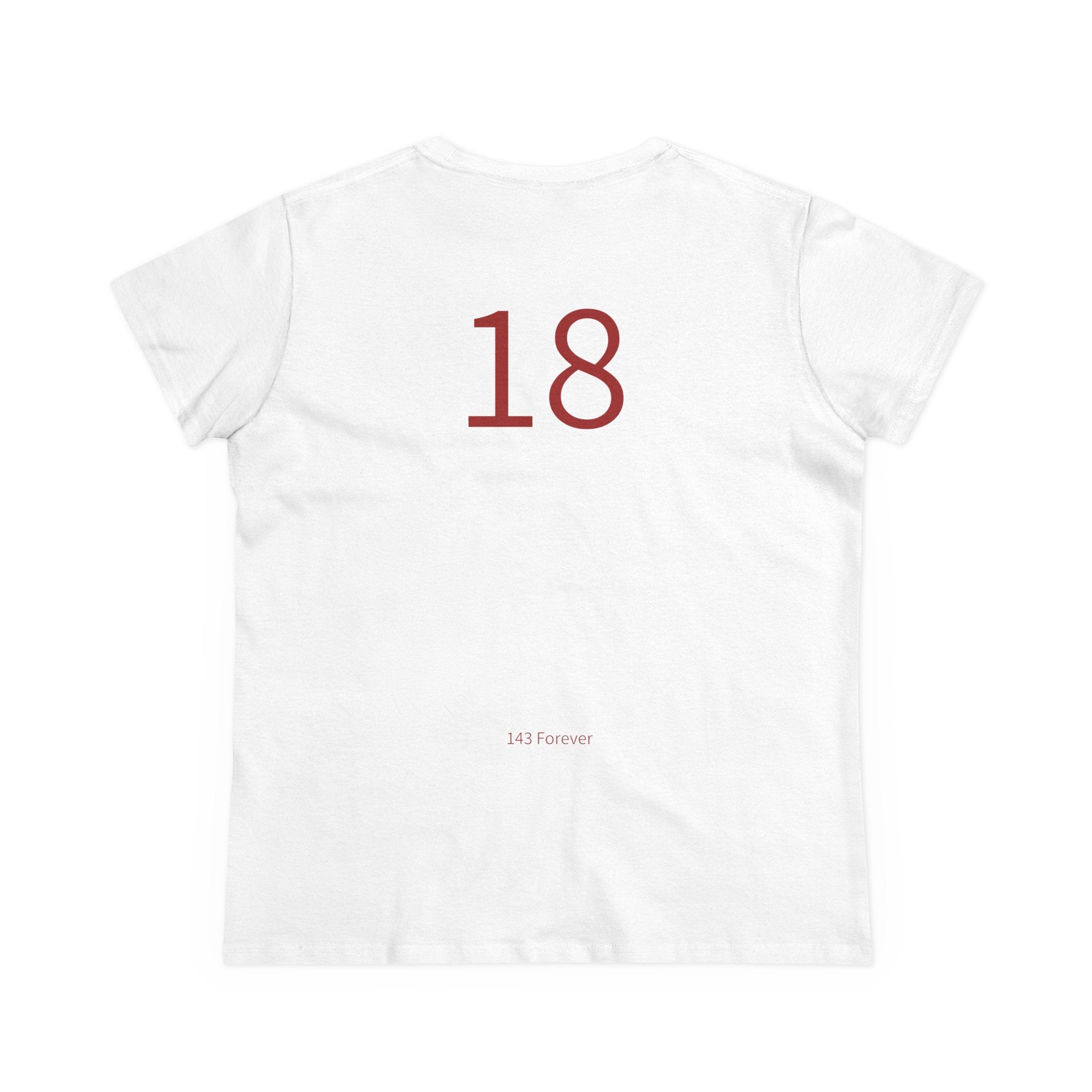 18th  Happy Anniversary: Team Shirt Short - Wife / Women's