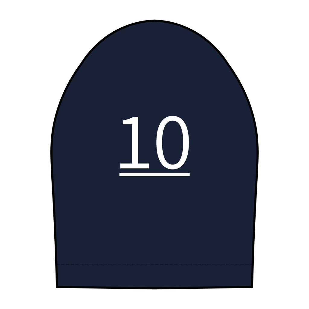 10th  Teammate: Team polo Shirt - Blue Ribbon - Daughter / Women's