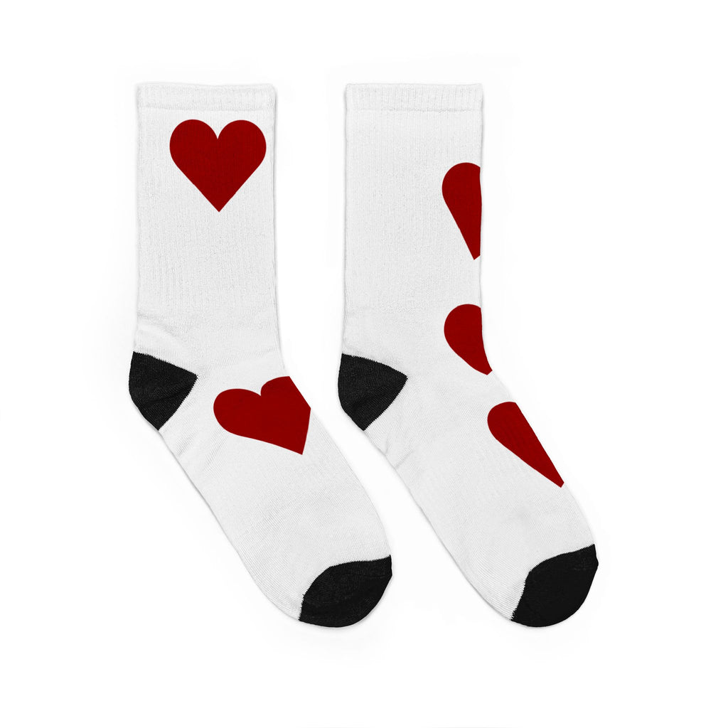 TEST: WE'RE ENGAGED FIANCE' & FIANCE" Unisex Padded Crew Socks (DTG)